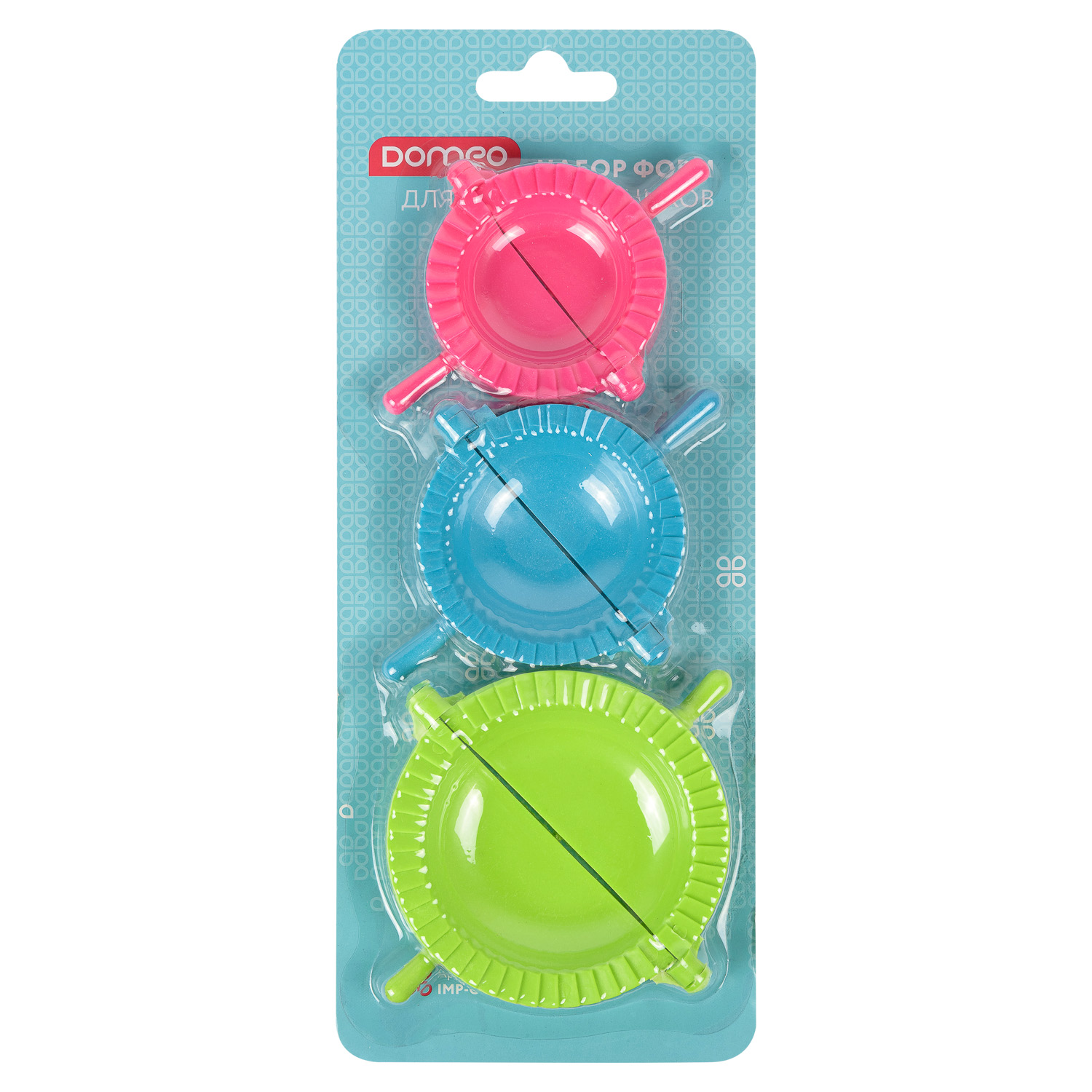 Набор форм для лепки вареников DOMEO 3 шт. цвет в ассортименте