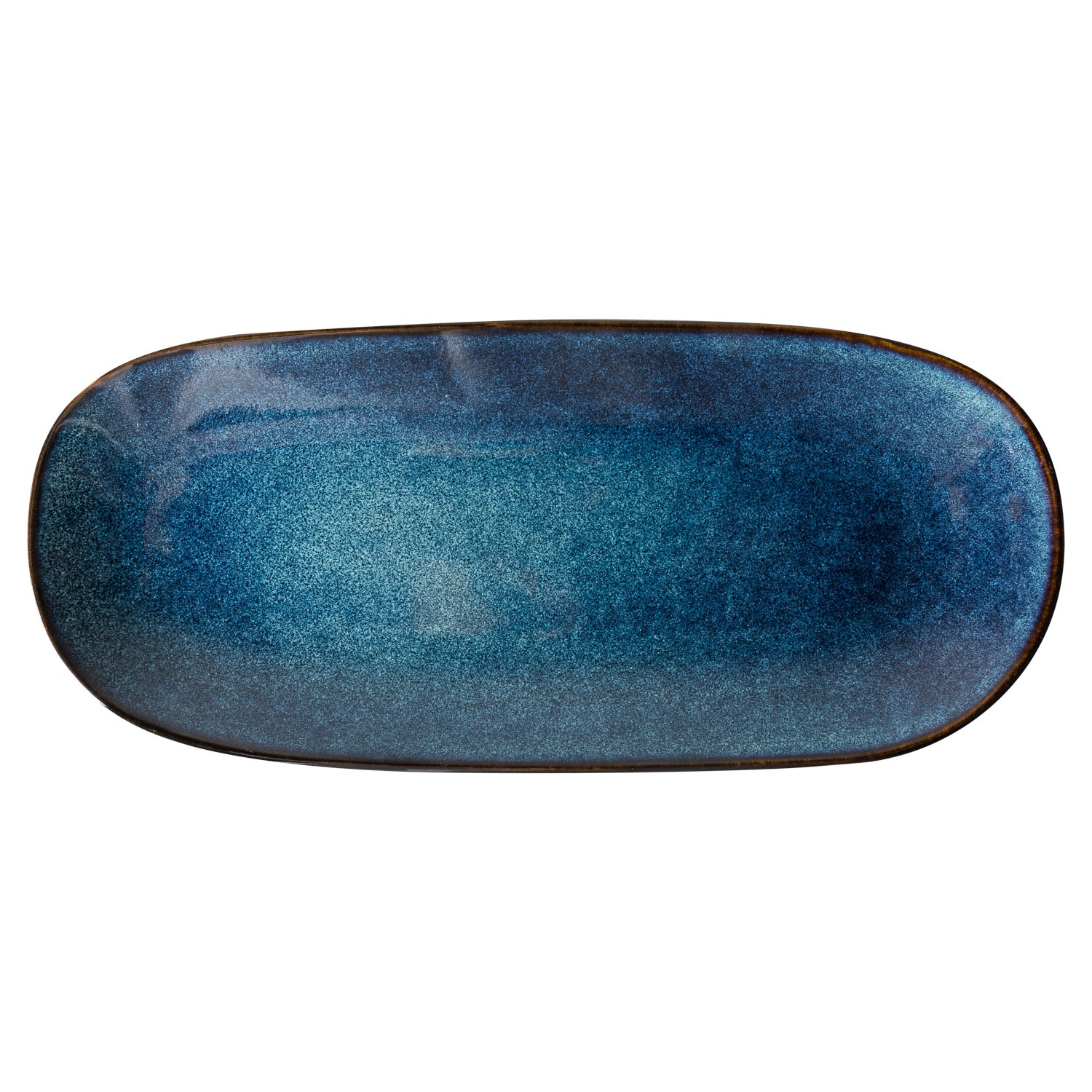 Блюдо DOMEO «Голубой глянец» 25 см