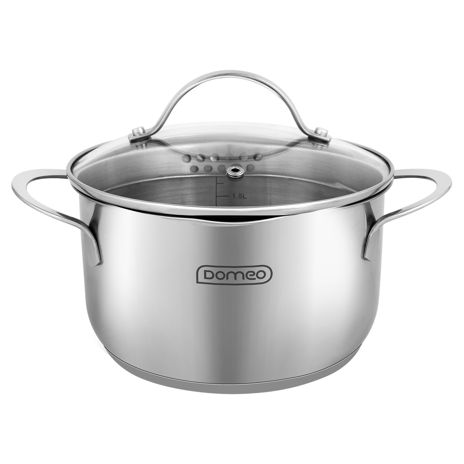 Кастрюля DOMEO Queen 2,6 л с крышкой