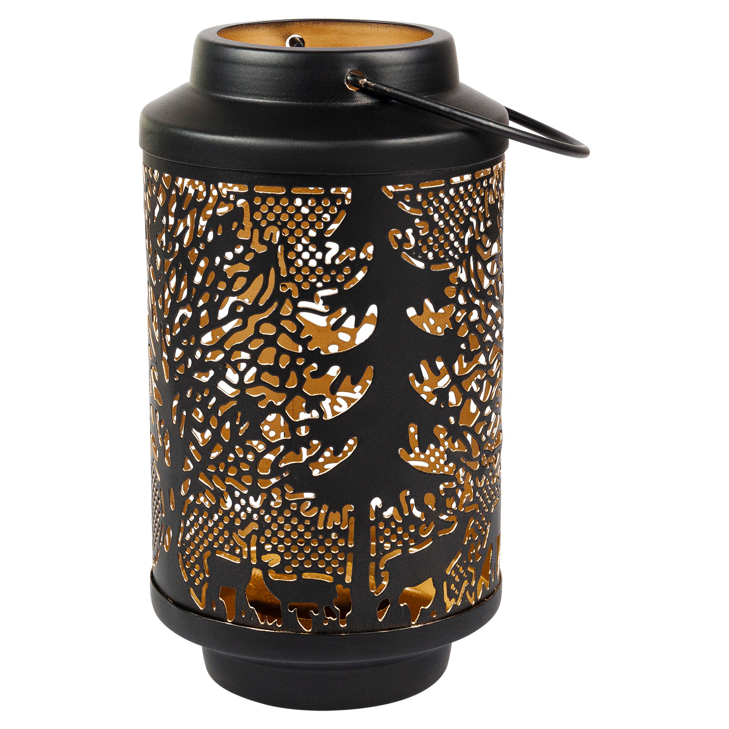 Подсвечник Selecta Christmas 19x11x7 см черного цвета