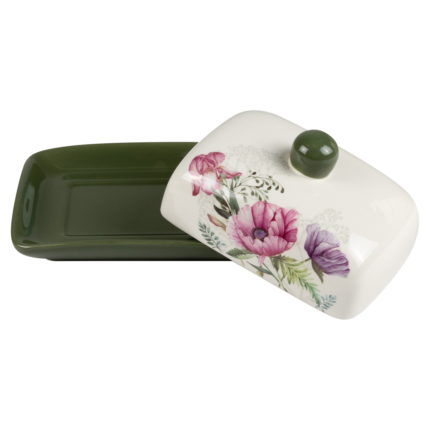 Масленка керамическая DOMEO «Летний сад»