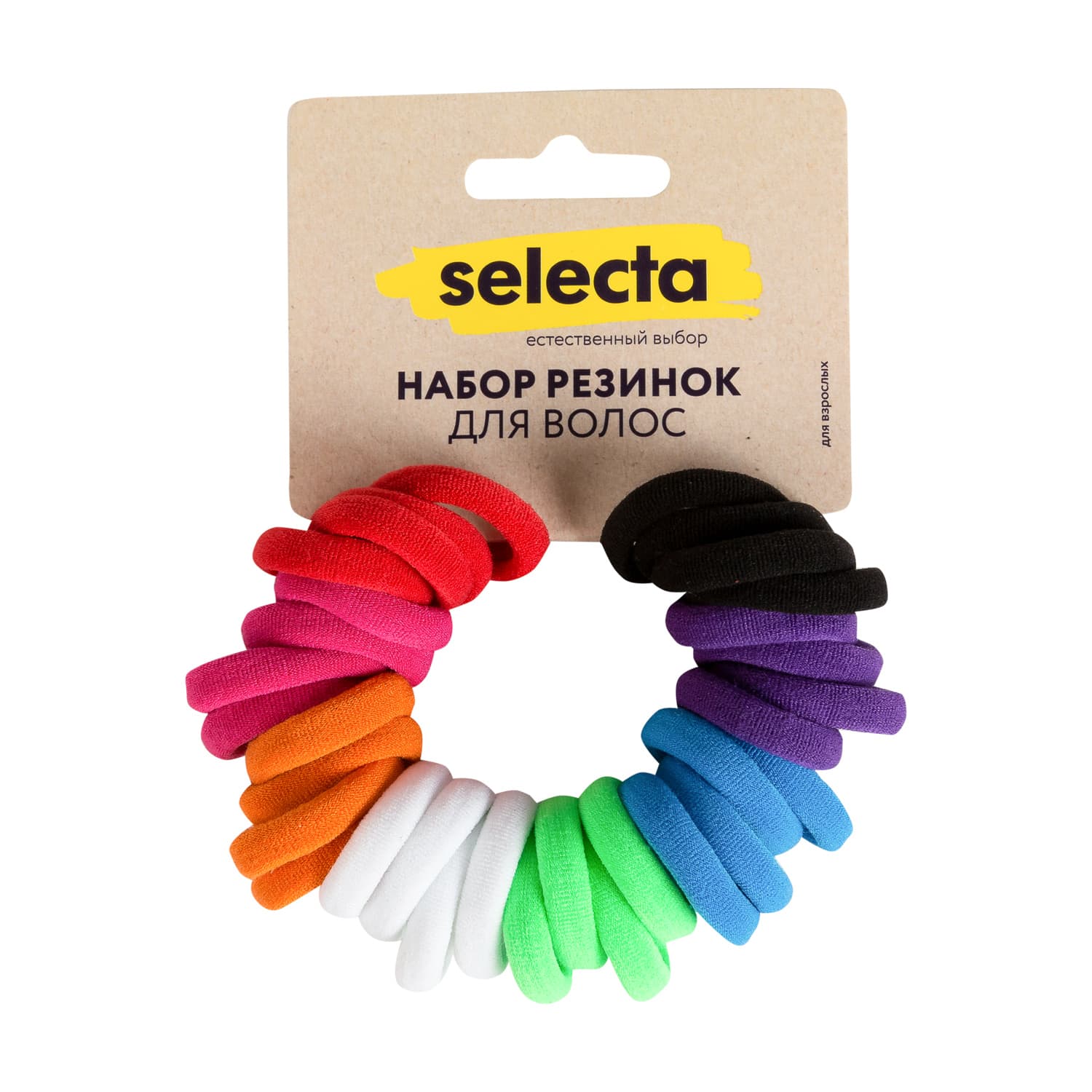 Набор резинок для волос Selecta 32 шт. цвет в ассортименте