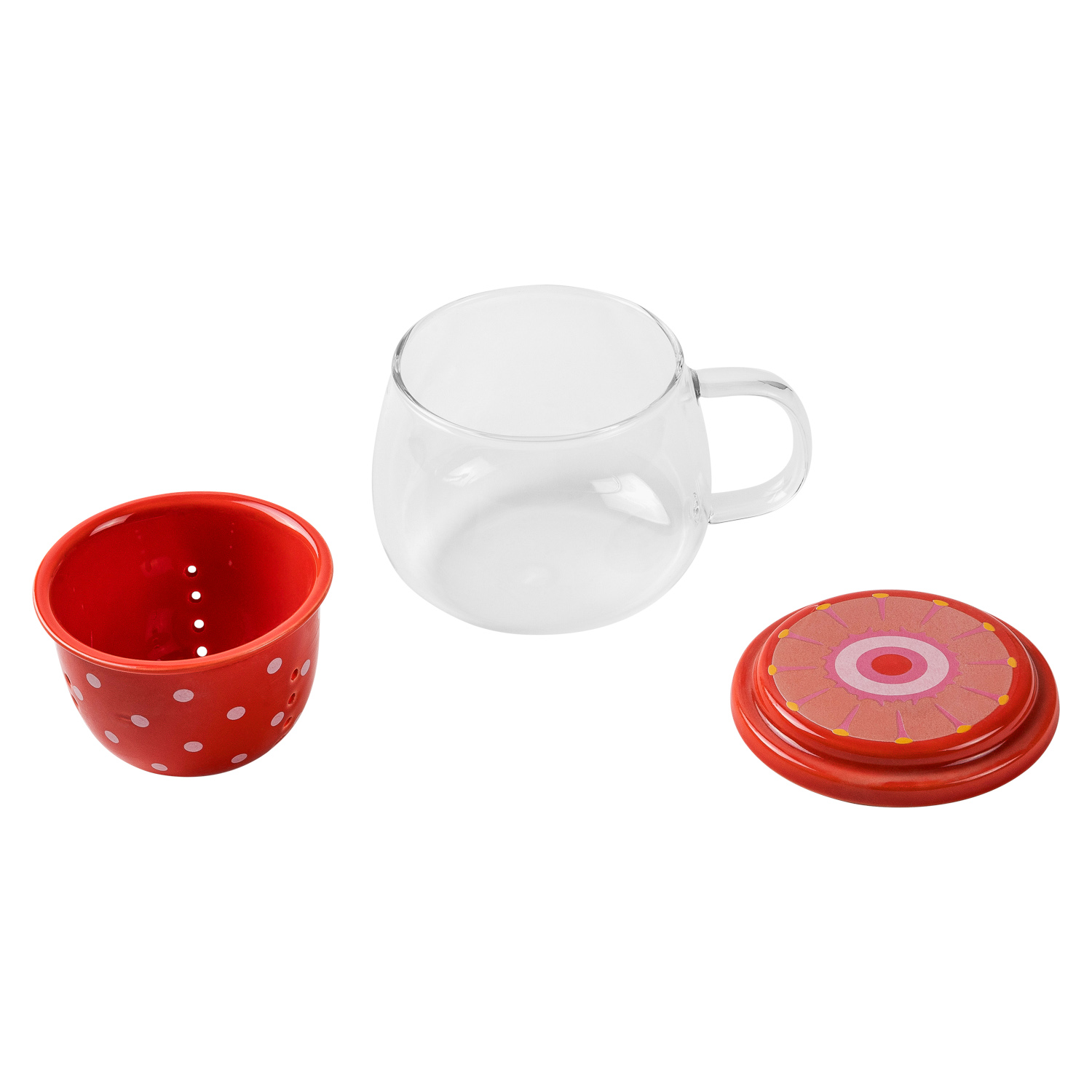 Кружка заварочная DOMEO 400 мл цвет в ассортименте