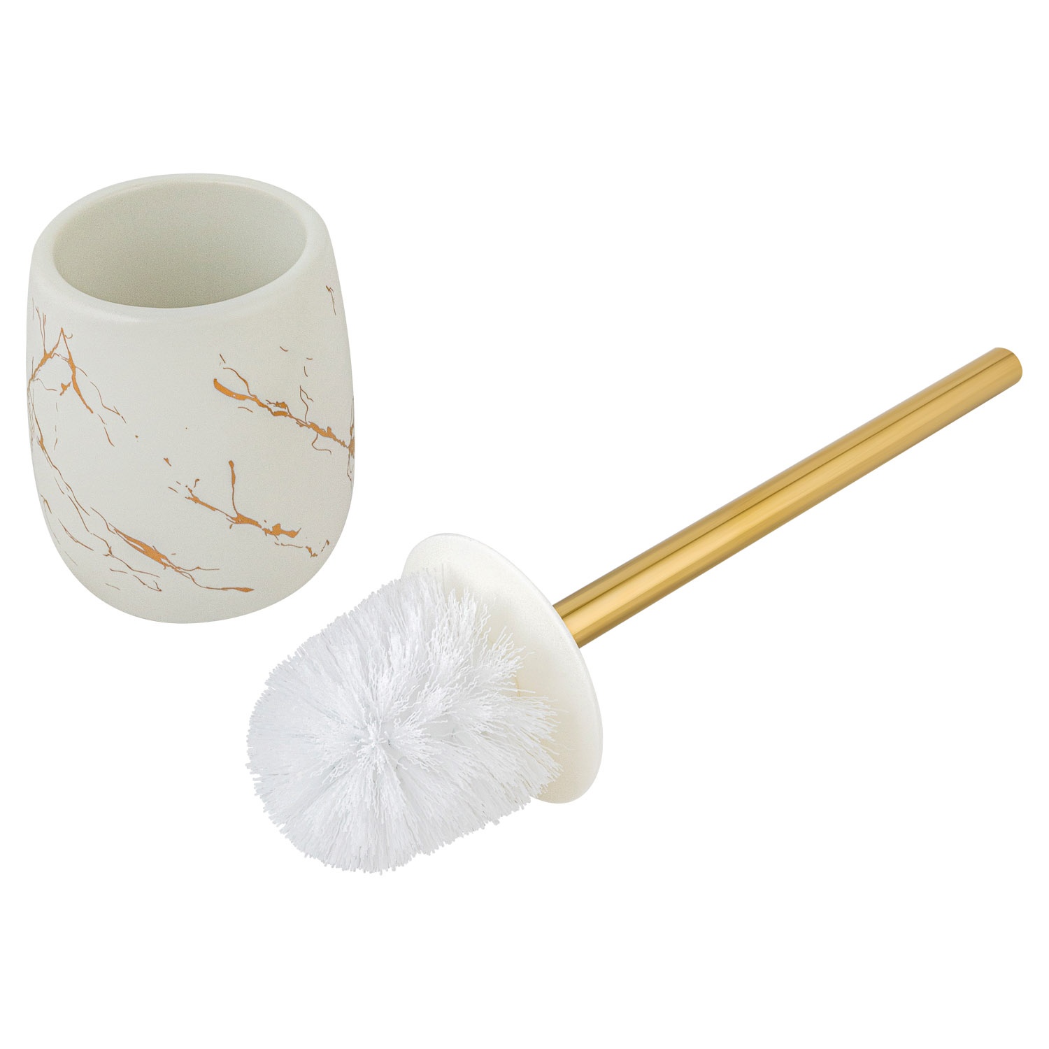 Ершик для туалета Selecta белого цвета