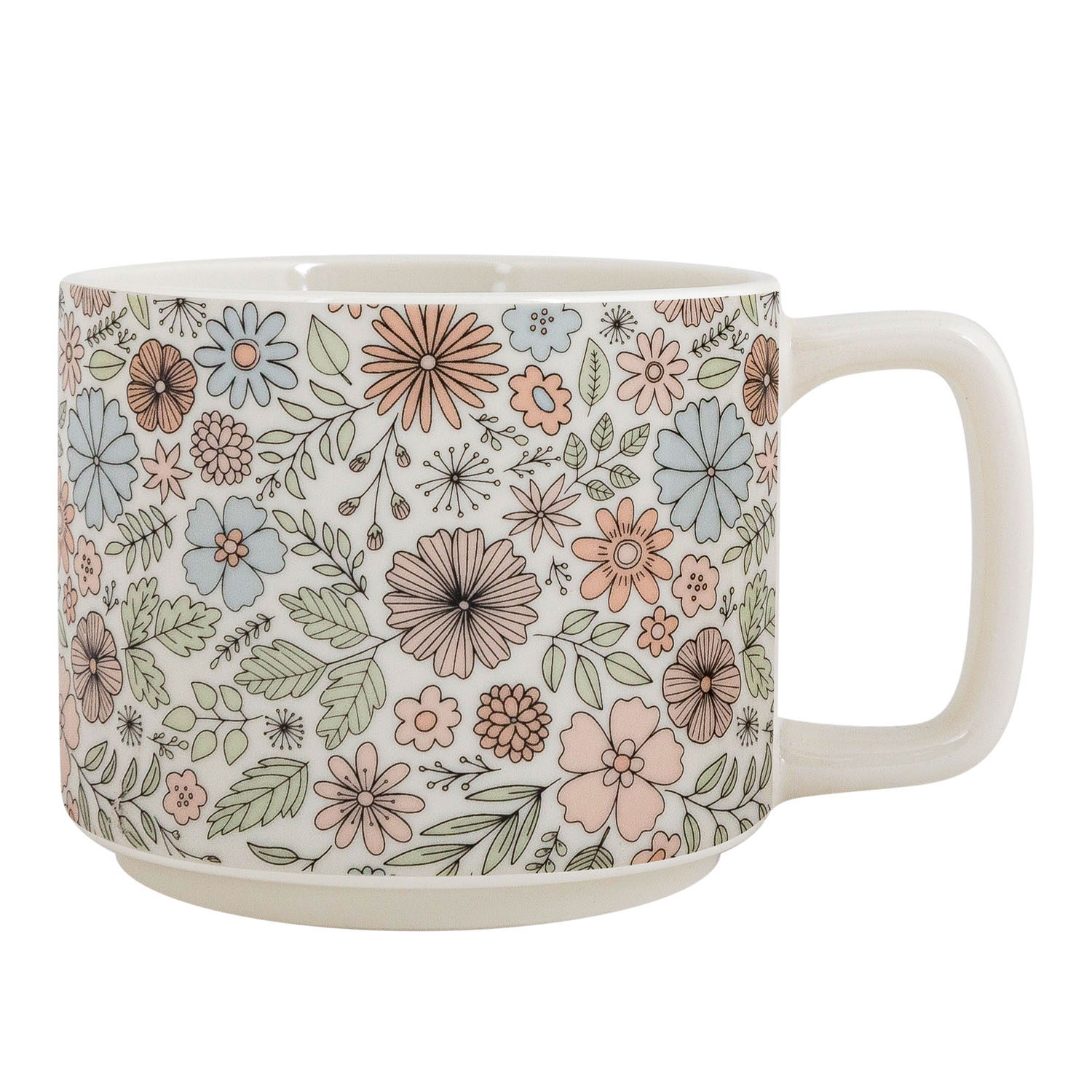 Набор кружек на подставке DOMEO 4 шт. 330 мл