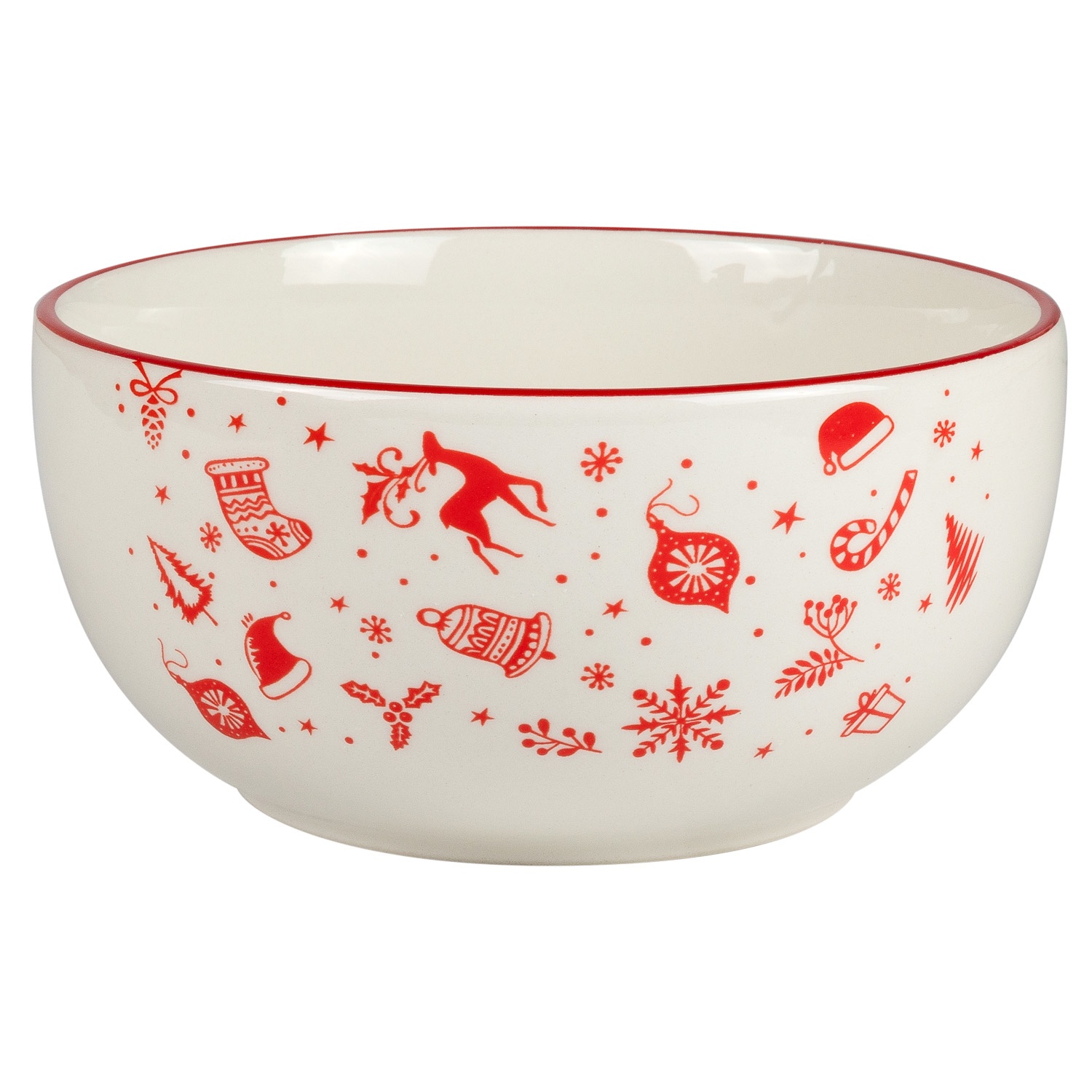Салатник Selecta Christmas «Новогодний калейдоскоп» 13,7x13,7x6,6 см