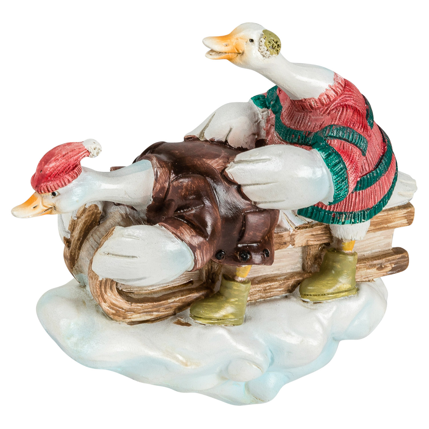 Статуэтка настольная Selecta Christmas «Гуси» 12,5x5x10 см