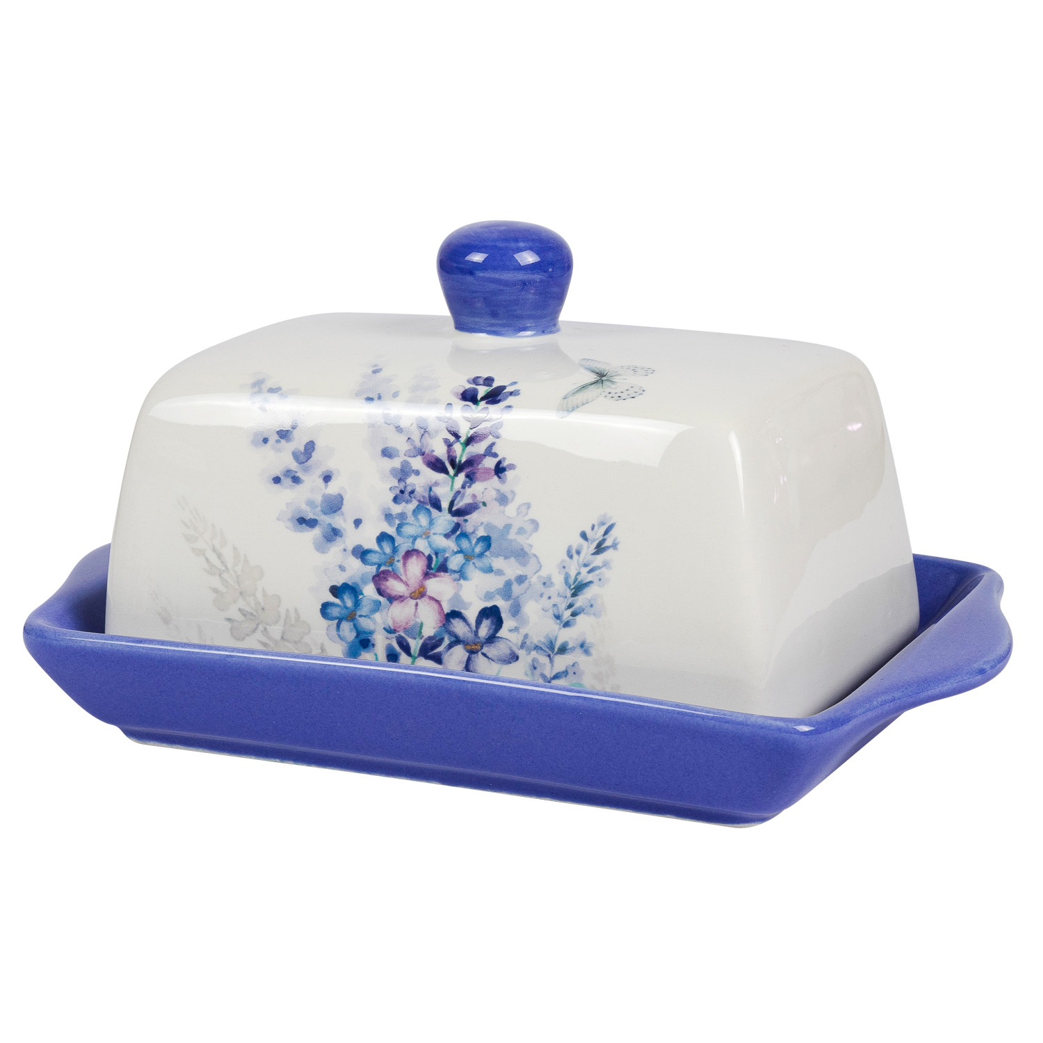 Масленка с крышкой DOMEO «Лаванда»