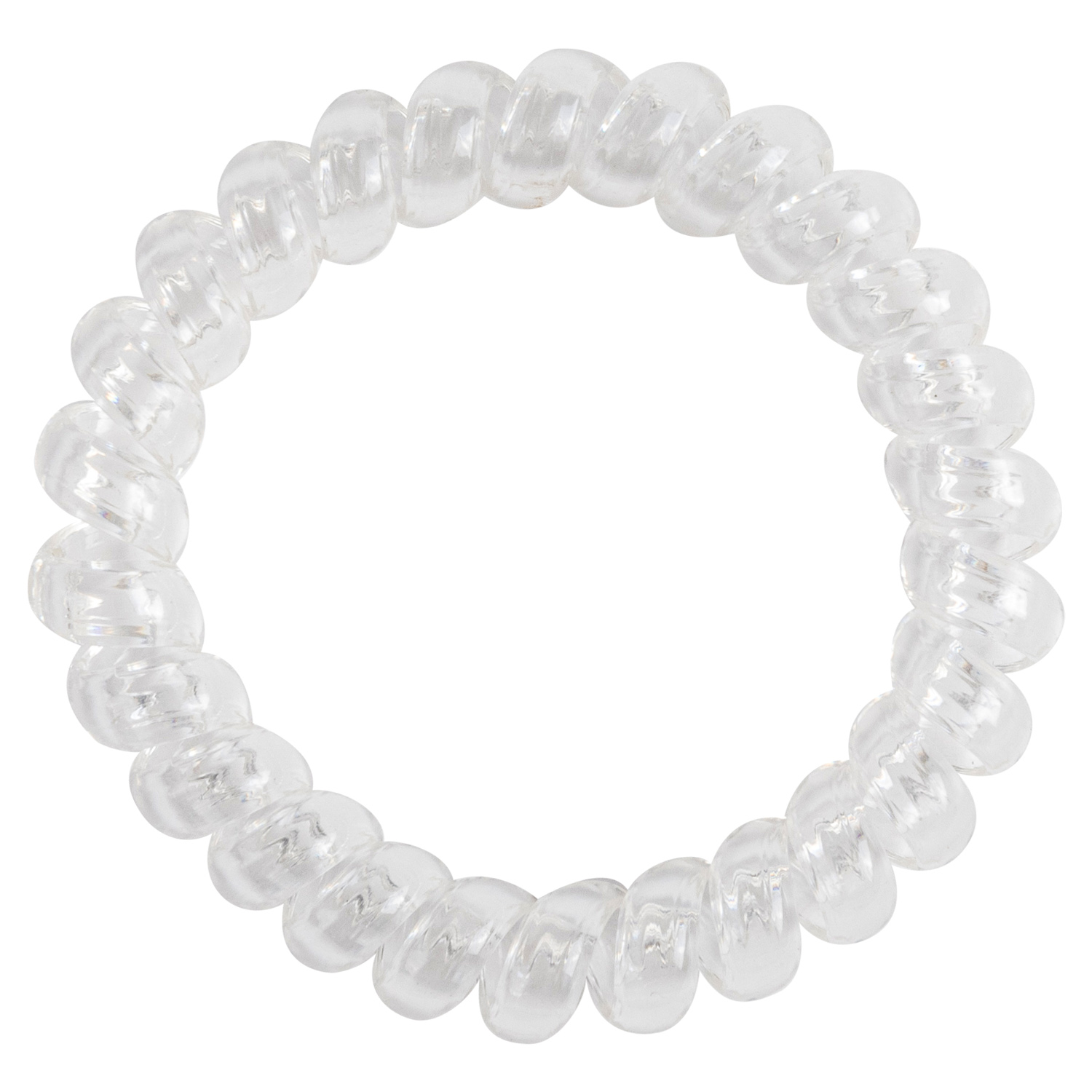 Набор резинок для волос Selecta 4 шт. прозрачные