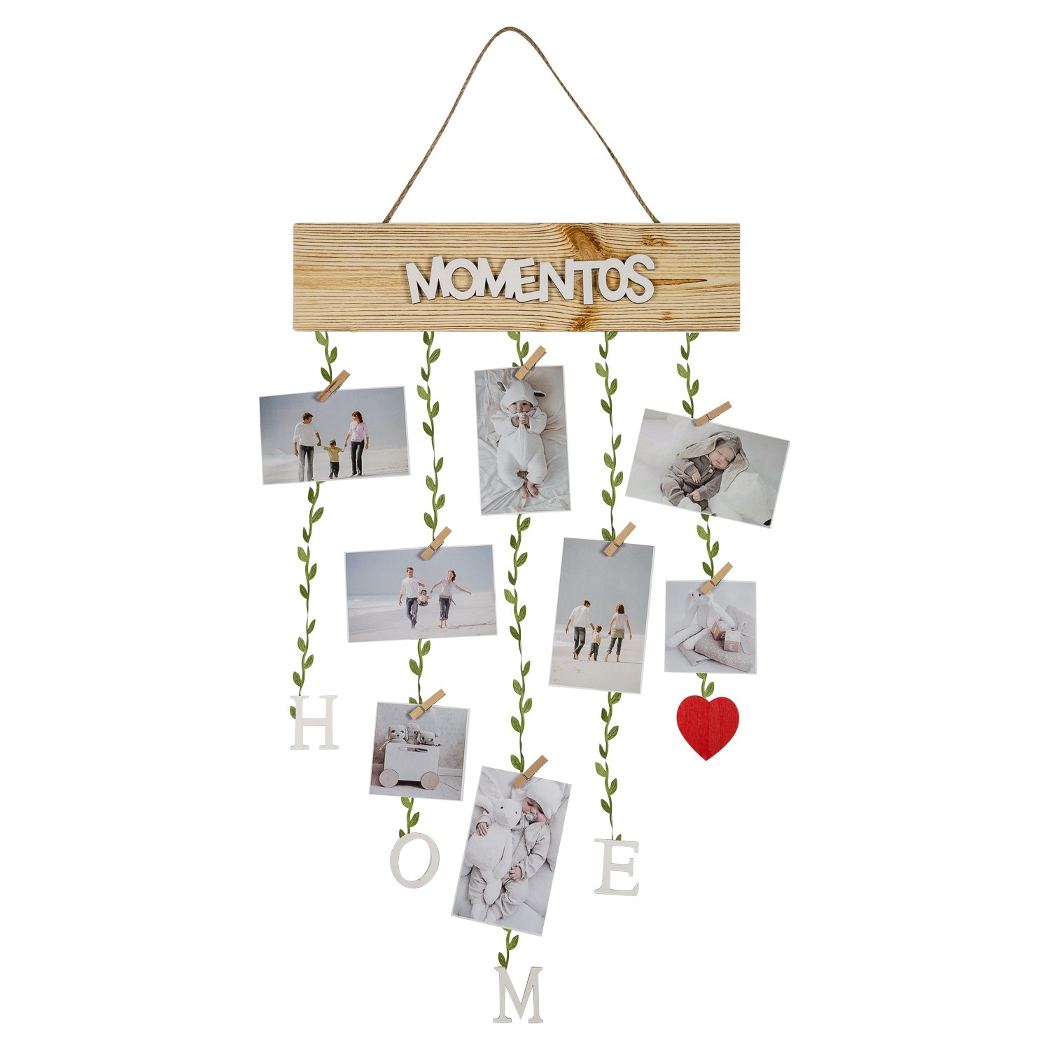 Фоторамка с прищепками Selecta 9x40 см