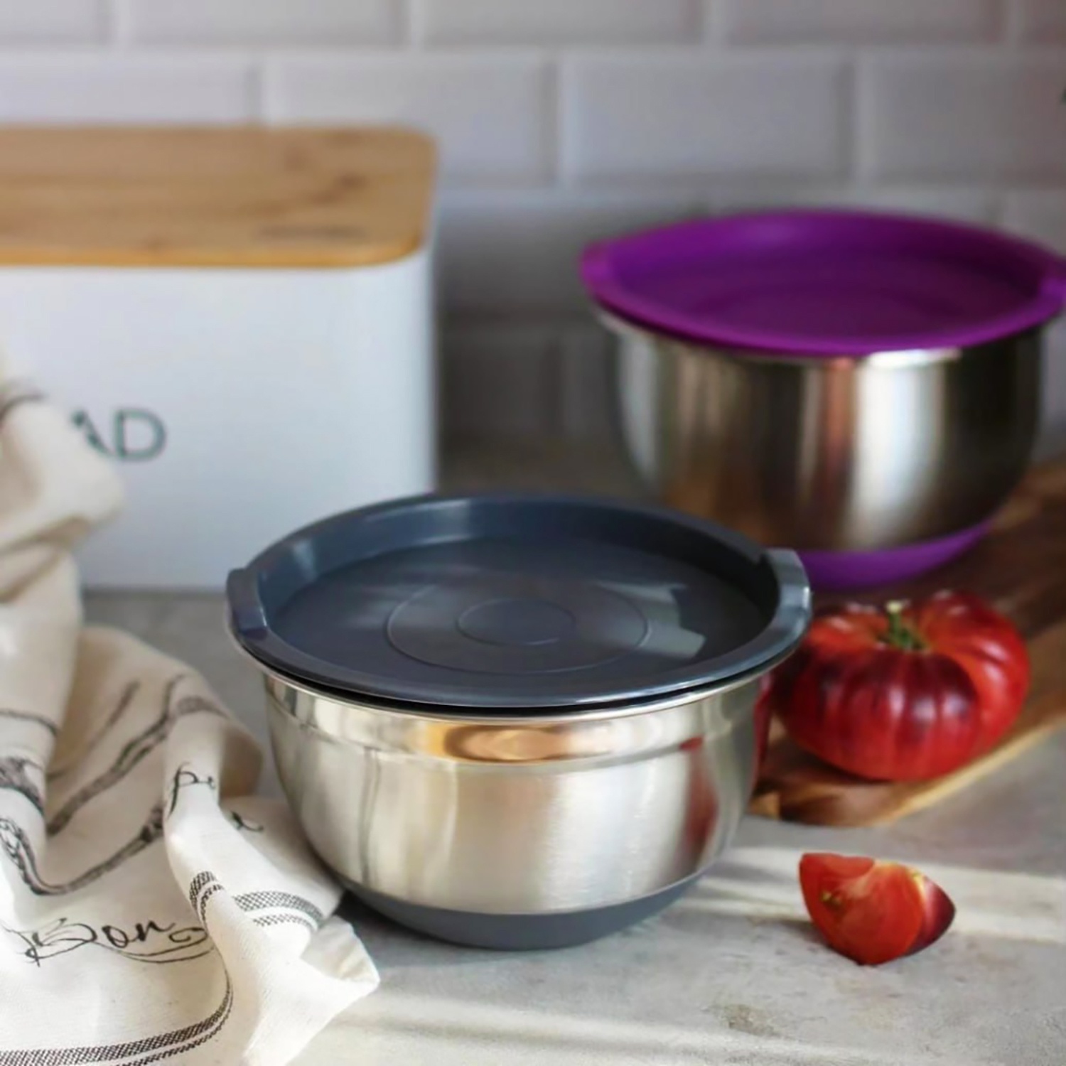 Миска с крышкой DOMEO Hazel 17,5 см