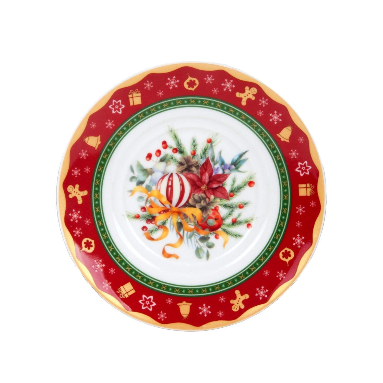 Чашка с блюдцем Selecta Christmas " Новогоднее волшебство" 220 мл