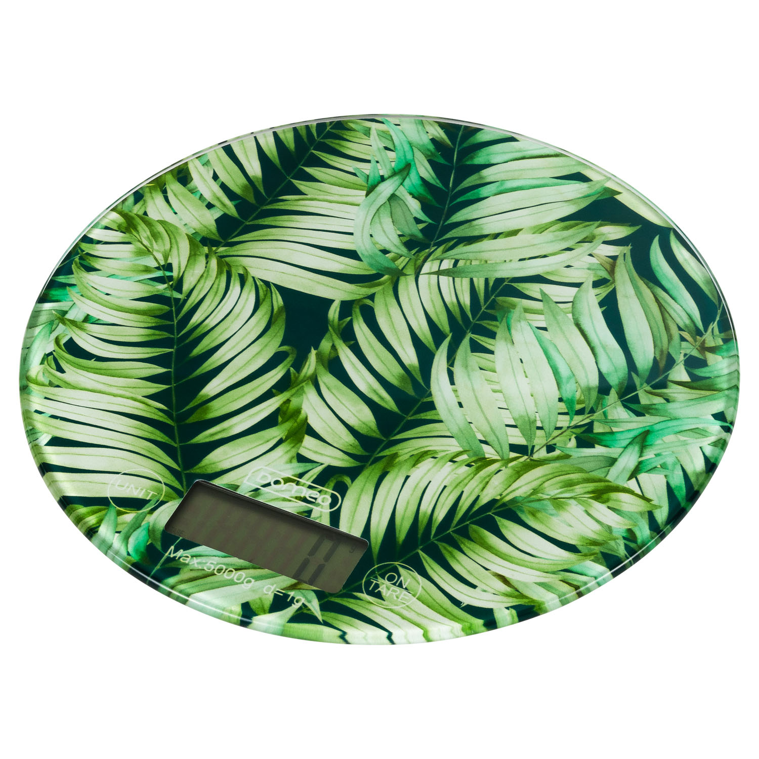 Весы кухонные DOMEO электронные до 5 кг 18,5х18,5 см с рисунком