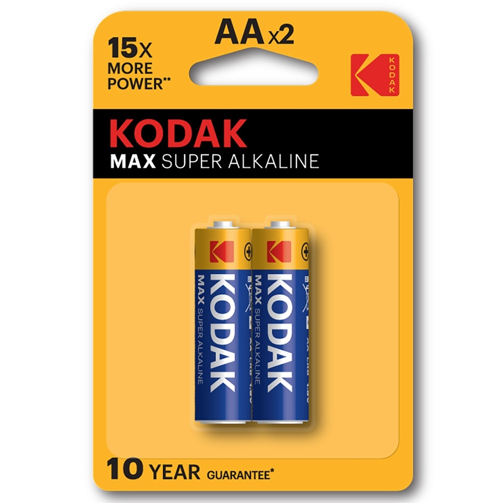 Батарейка пальчиковая Kodak Max Alkaline LR06-2BL