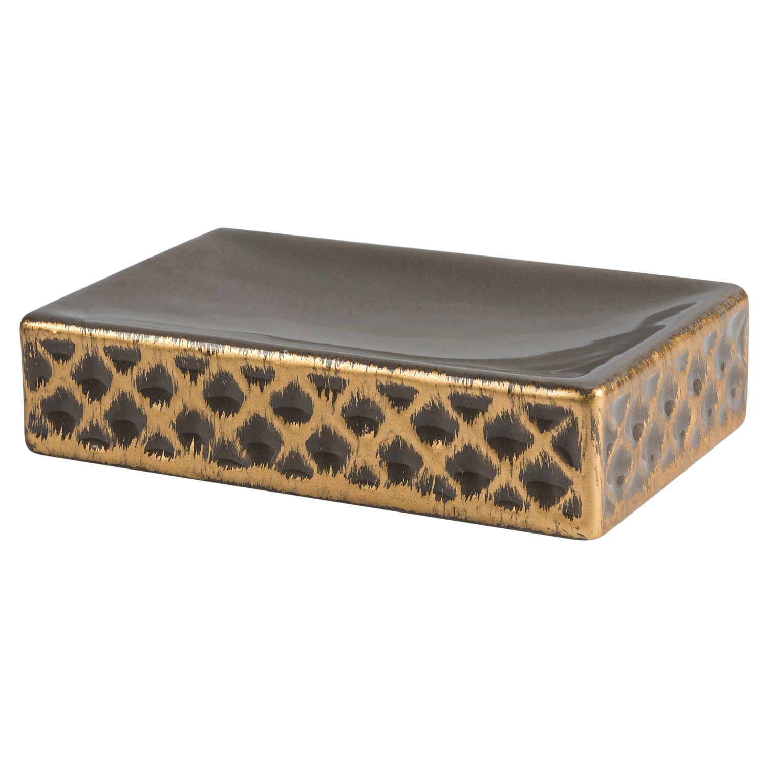 Мыльница Selecta серого цвета