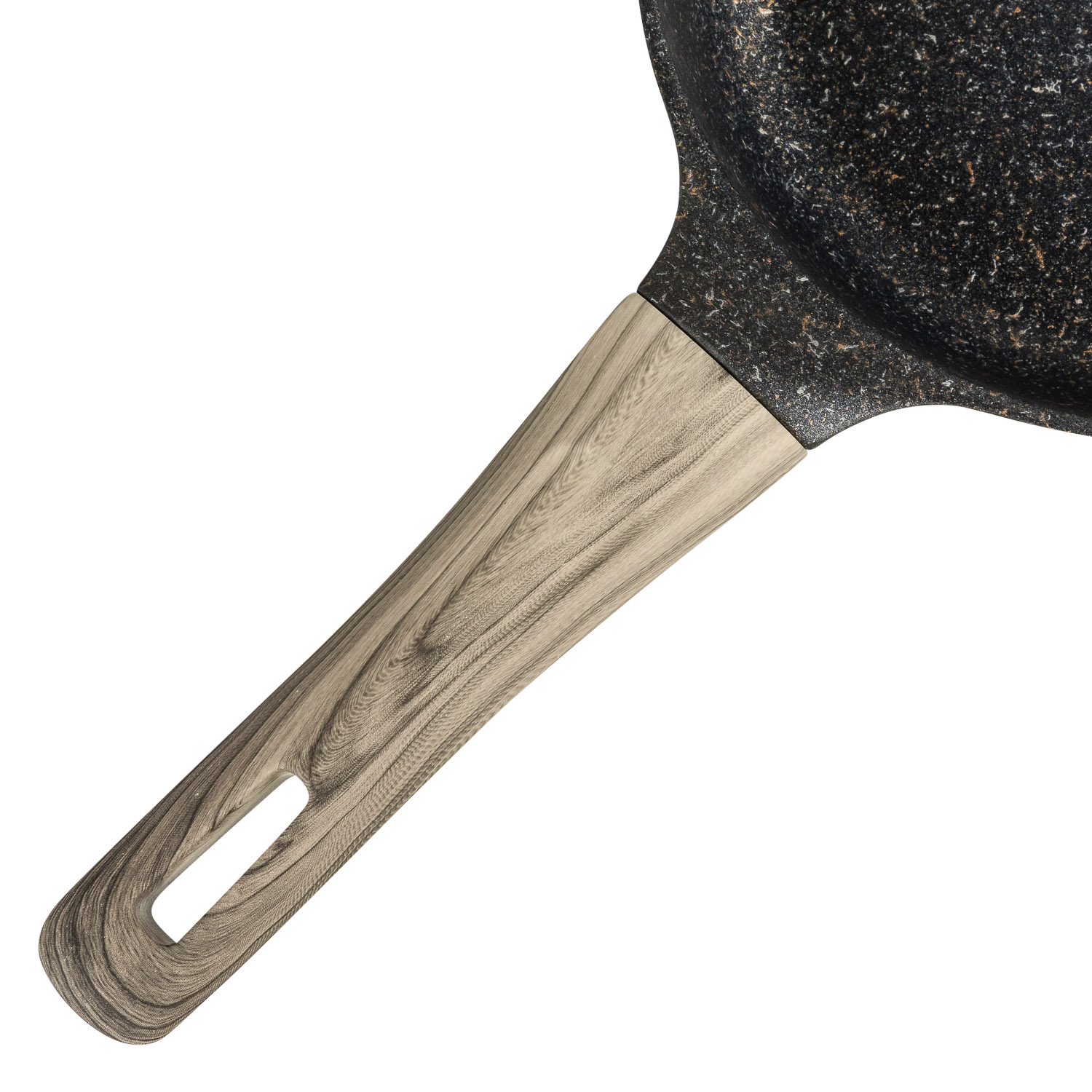 Сковорода DOMEO «Черный мрамор gold» 20 см