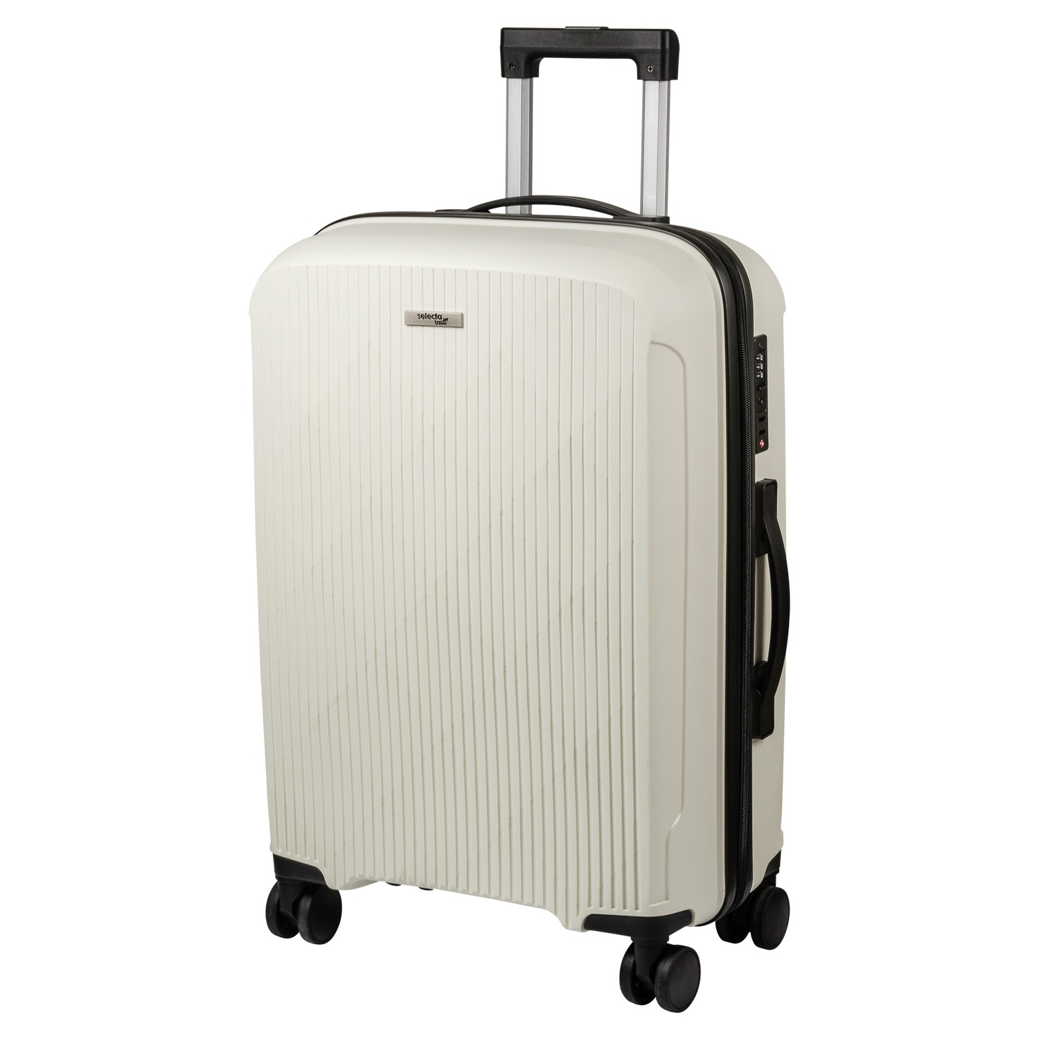 Чемодан пластиковый Selecta travel «Манжерок» средний M