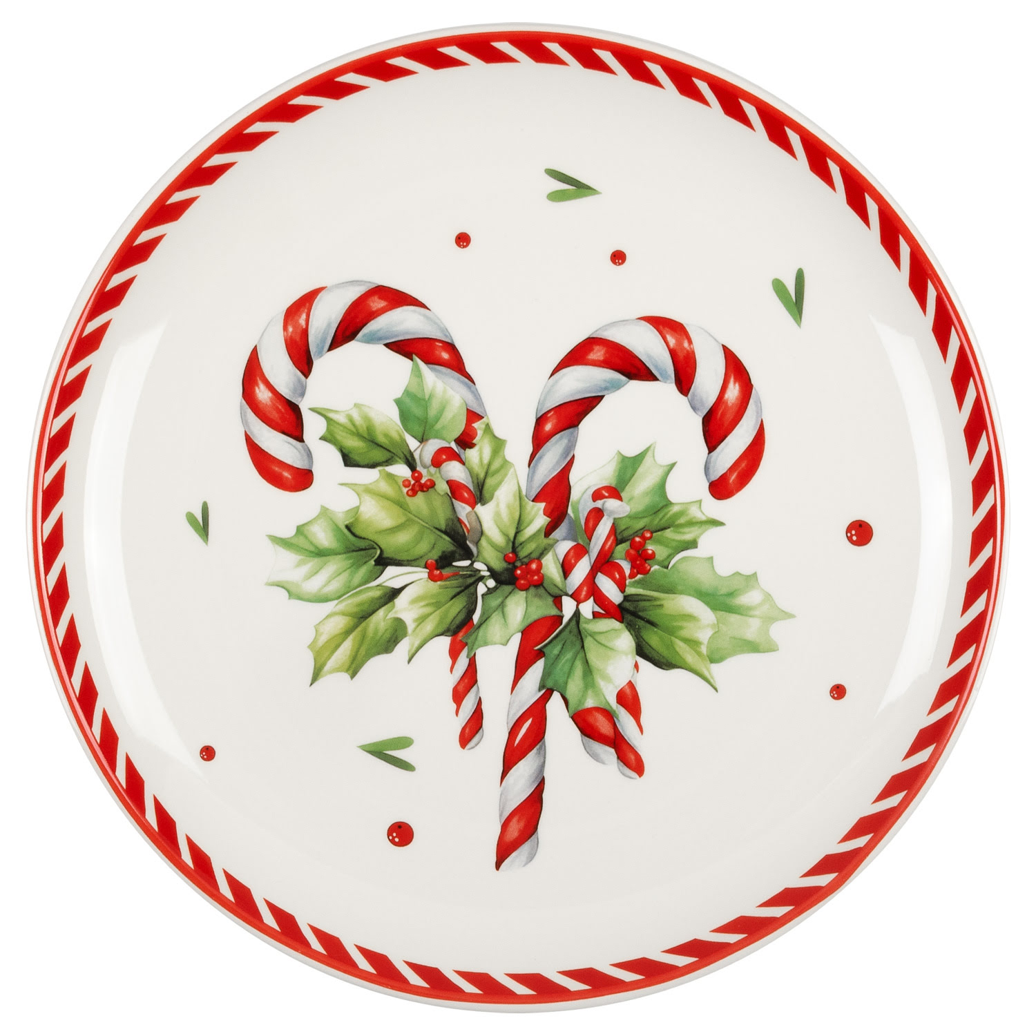 Тарелка Selecta Christmas «Карамель новогодняяк» 26 см