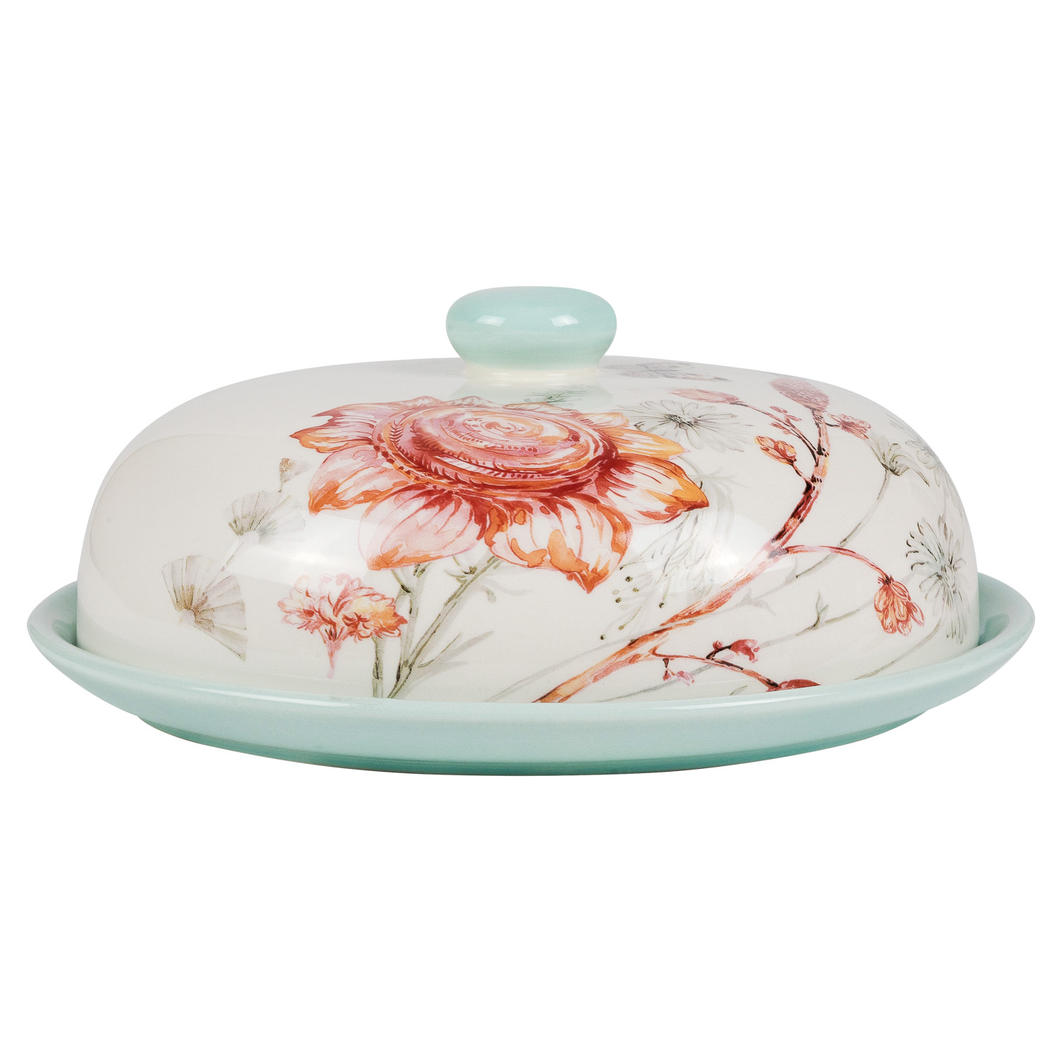 Блюдо для блинов с крышкой DOMEO «Нежность» 23 см