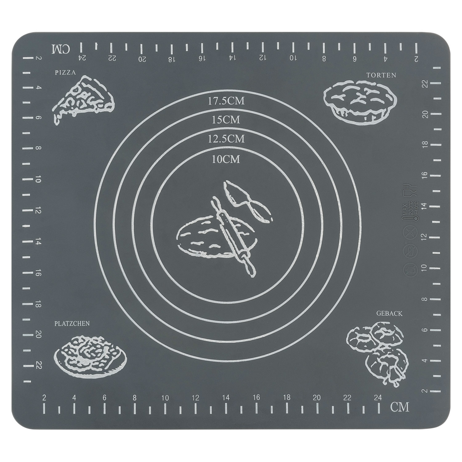 Коврик для выпечки DOMEO «Канеле» 50х40 см