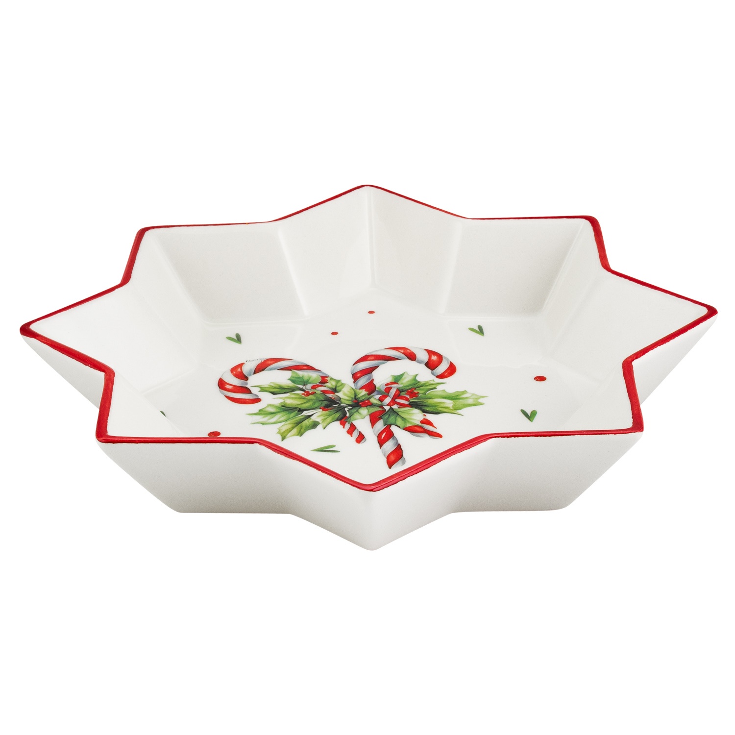 Блюдо керамическое Selecta Christmas «Карамель новогодняя» 27 см