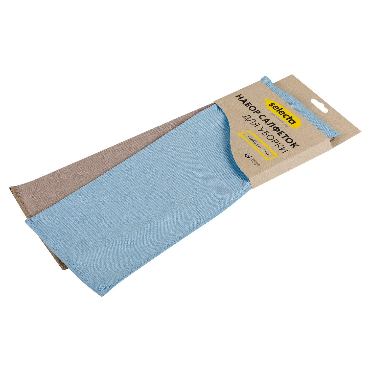 Набор салфеток для уборки Selecta 30x40 см 5 шт.