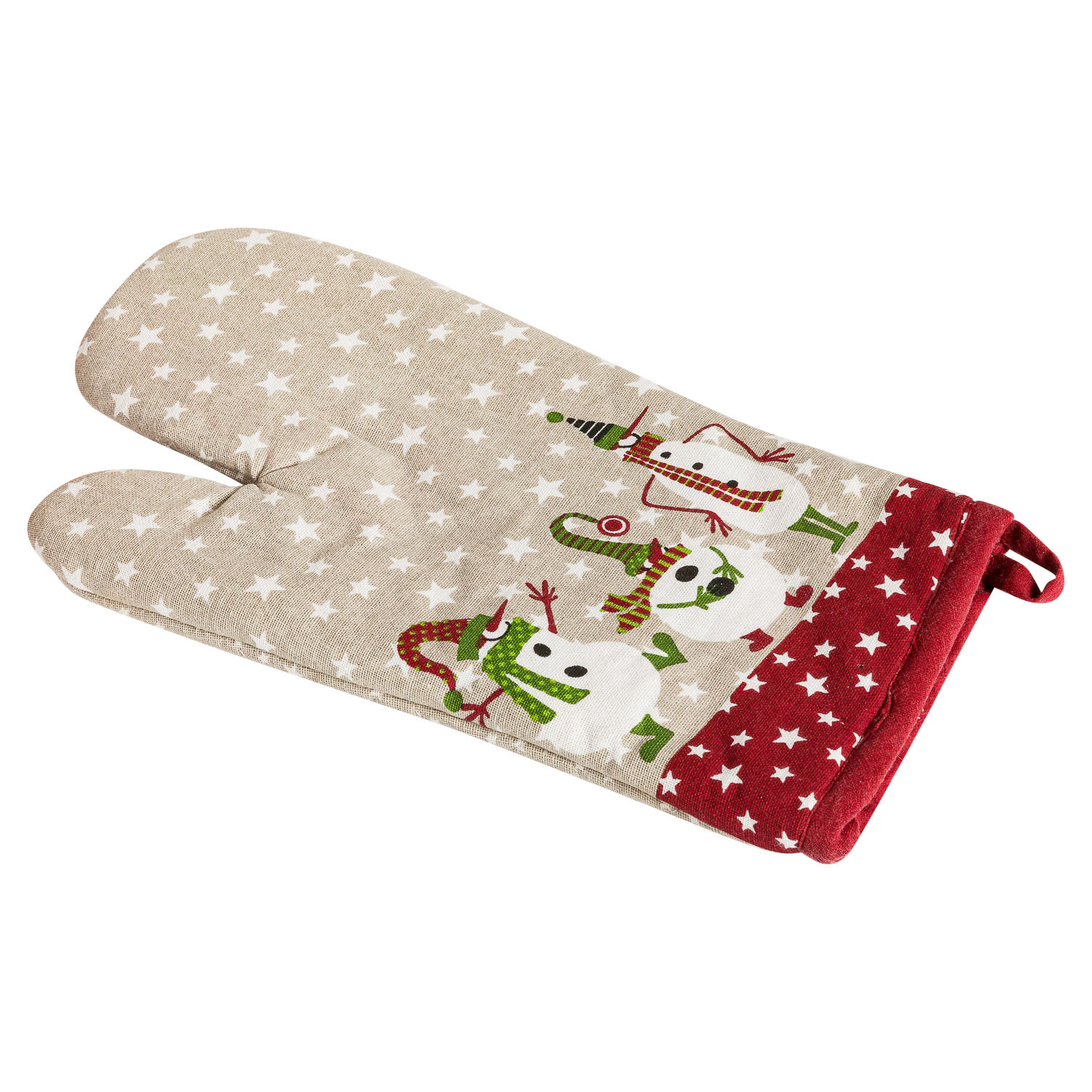 Прихватка для горячего Selecta Christmas 18x33 см в форме варежки