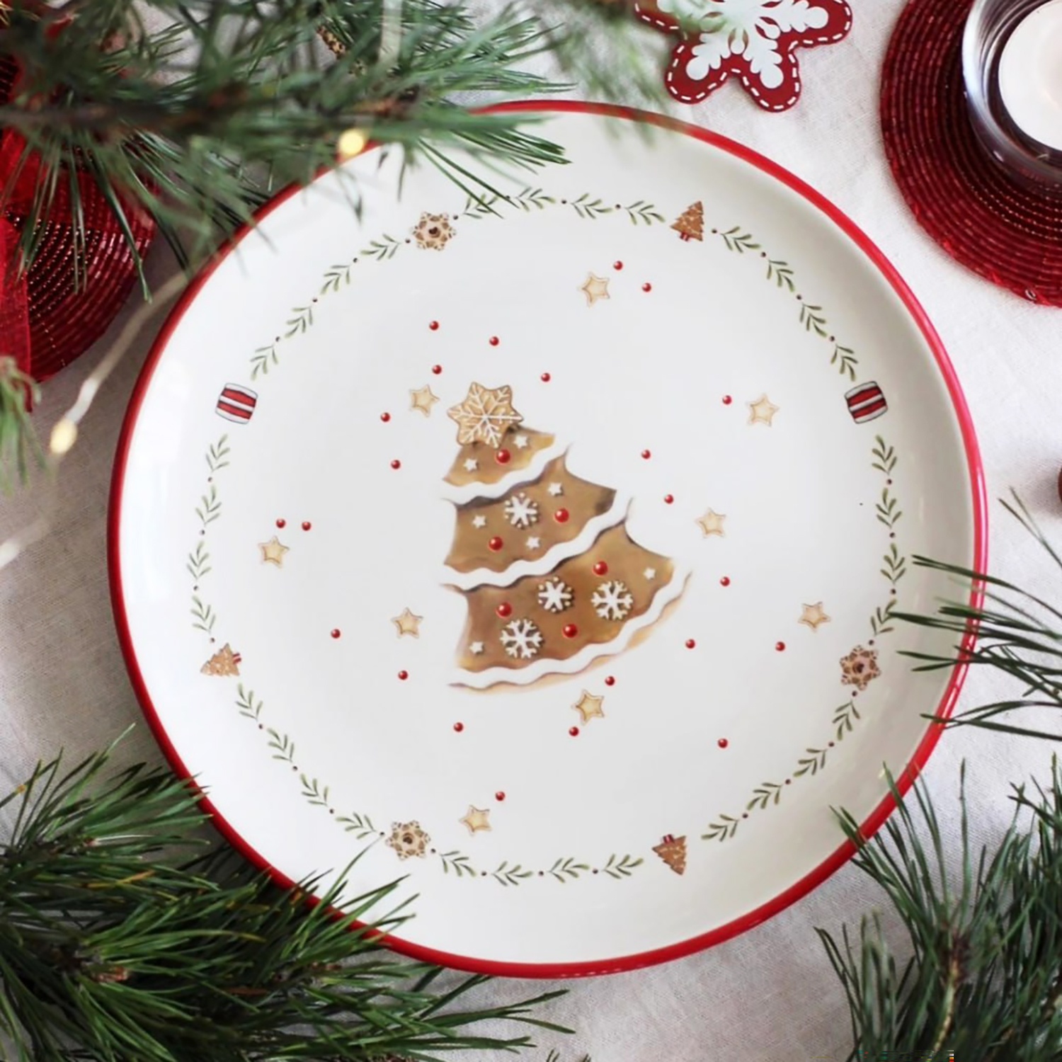 Тарелка Selecta Christmas 26 см