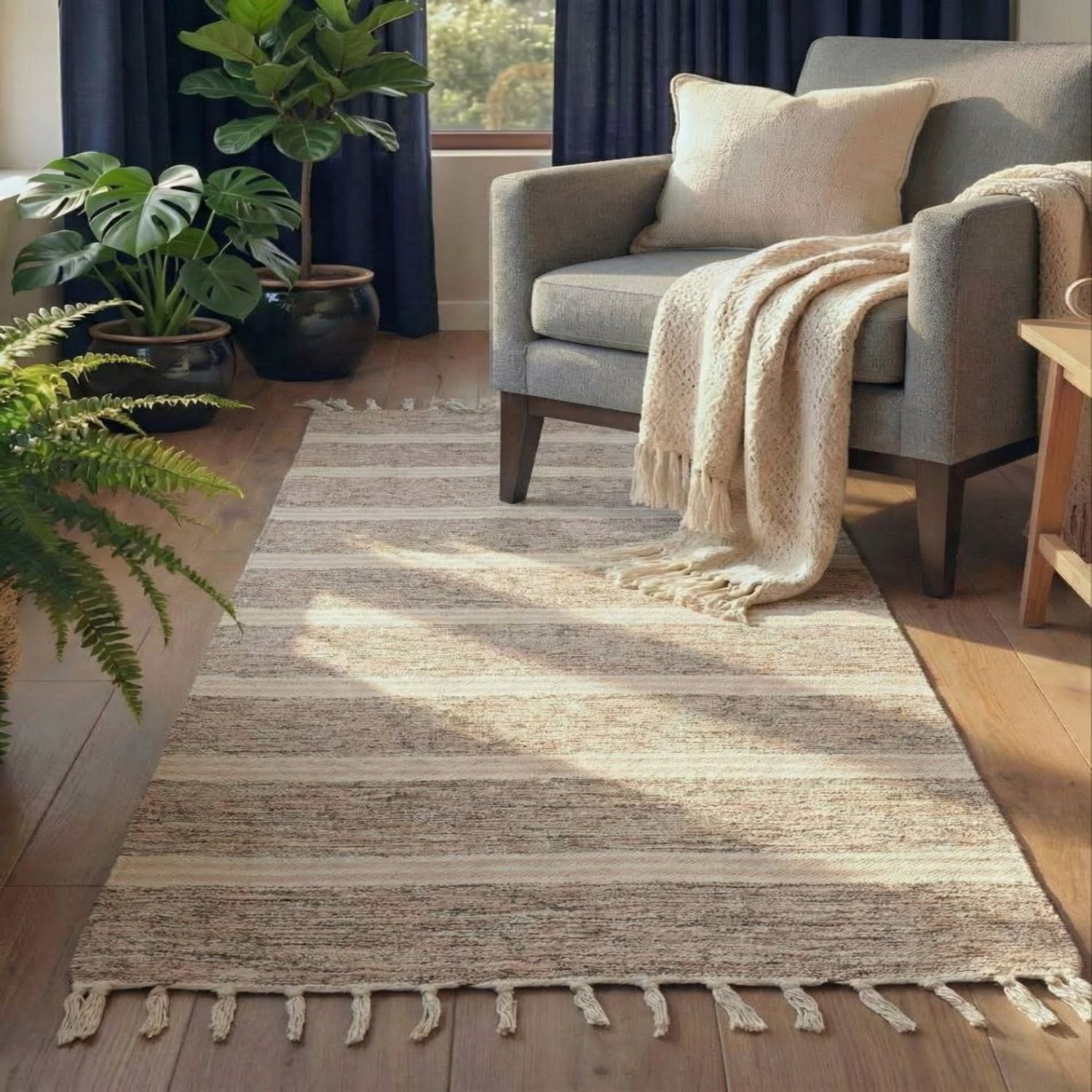 Коврик текстильный Selecta 70x140 см цвет в ассортименте
