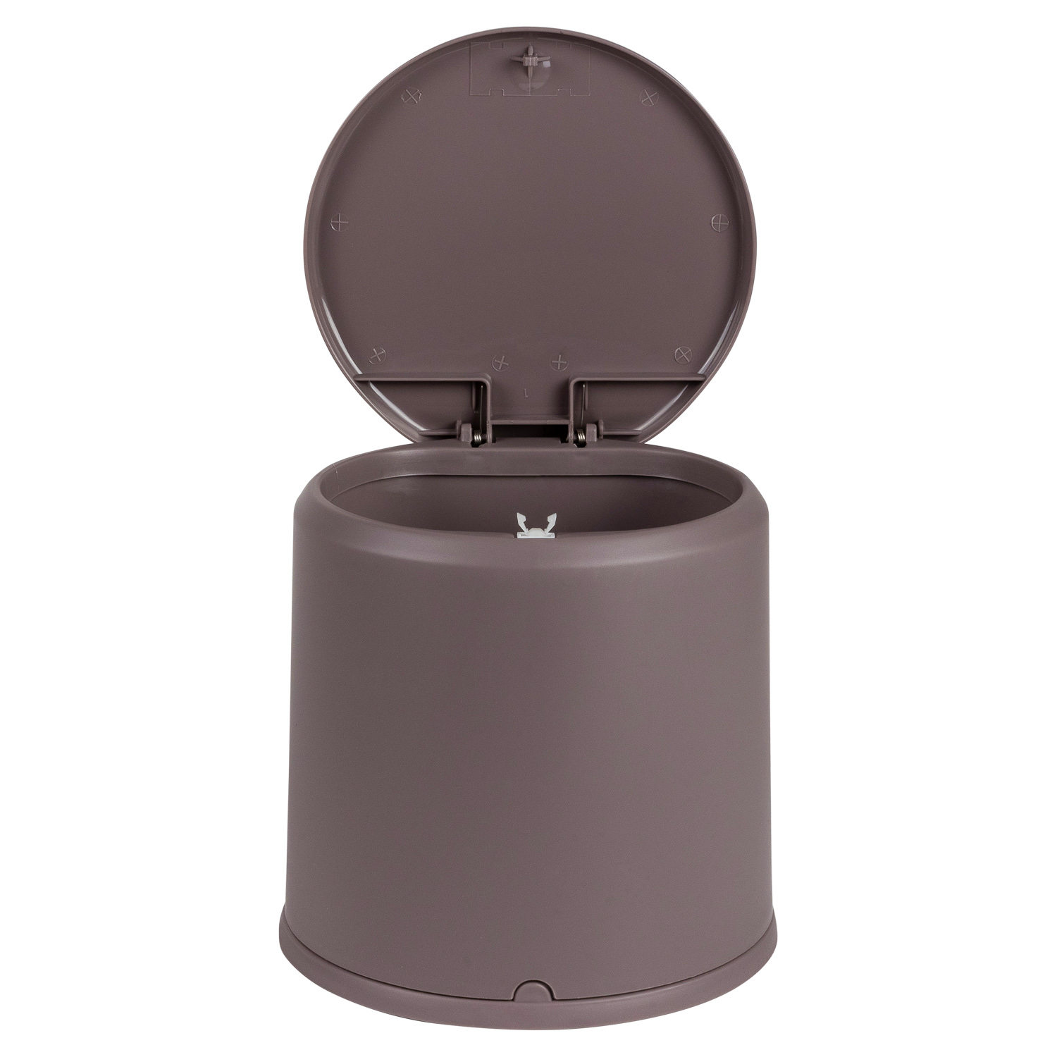 Контейнер для мусора Selecta коричневого цвета