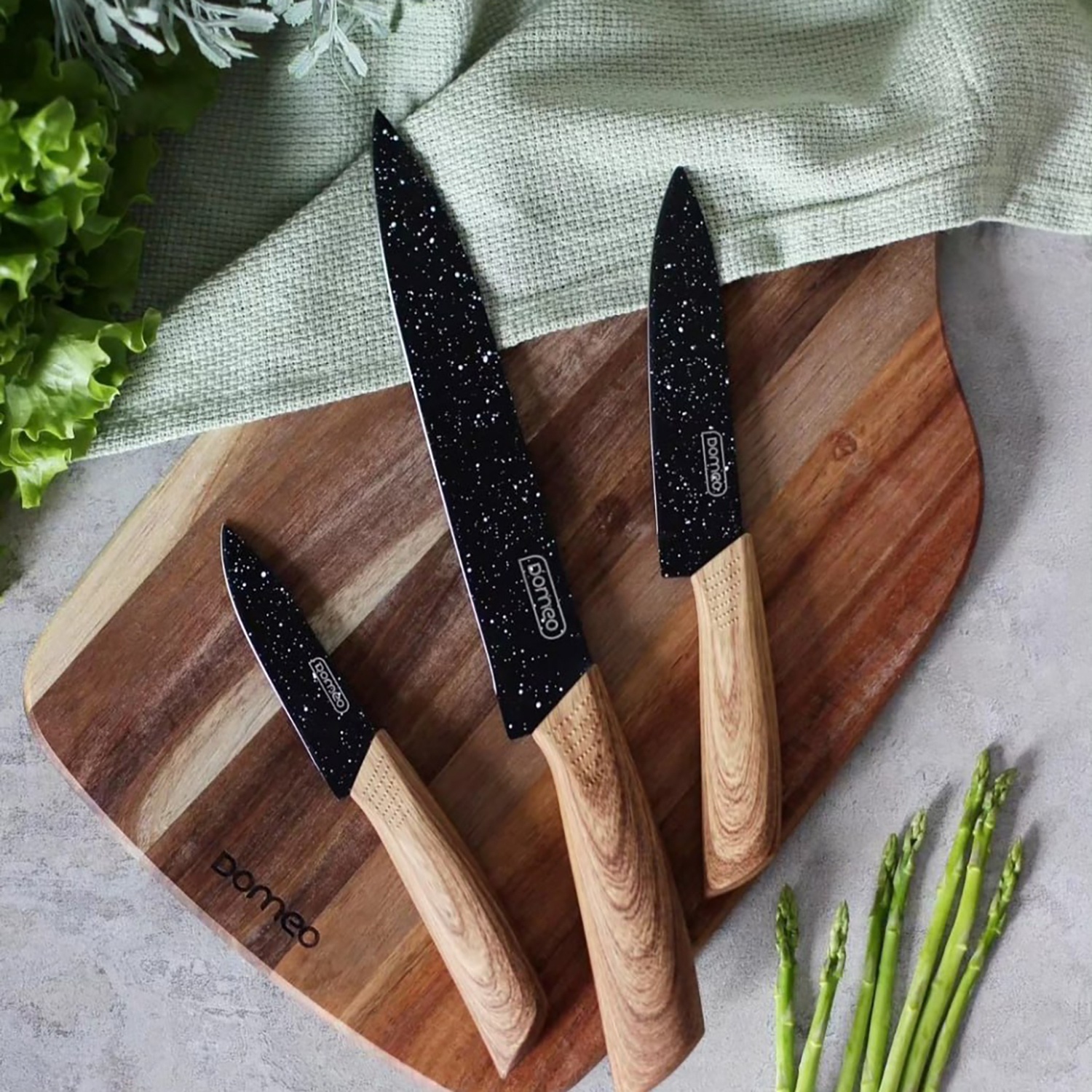 Нож для овощей и фруктов DOMEO Rock 8,5 см