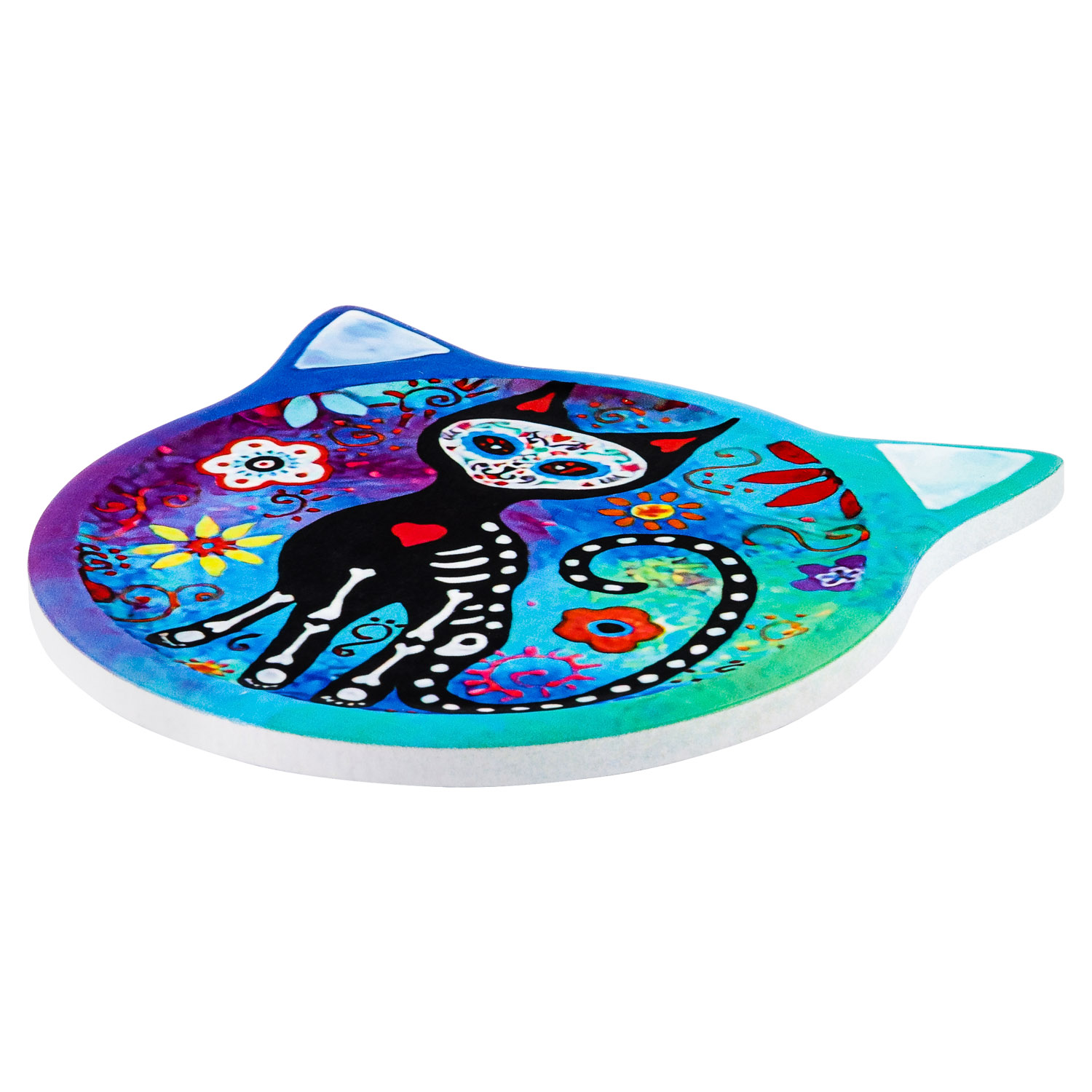 Подставка под кружку DOMEO «Кошки» 11 см с рисунком кота цвет в ассортименте