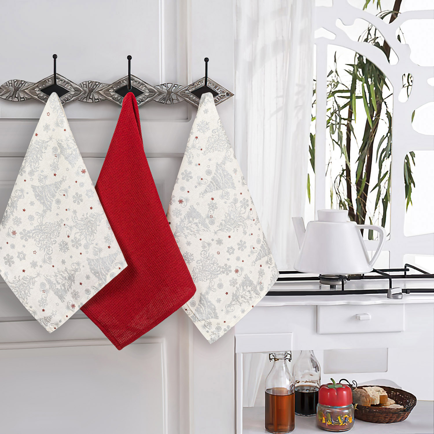 Набор кухонных полотенец Selecta Christmas 45x65 см 3 шт.