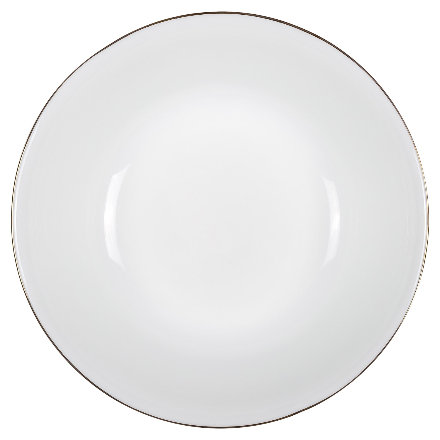 Салатник DOMEO «Классика с золотой отводкой» 22,8 см