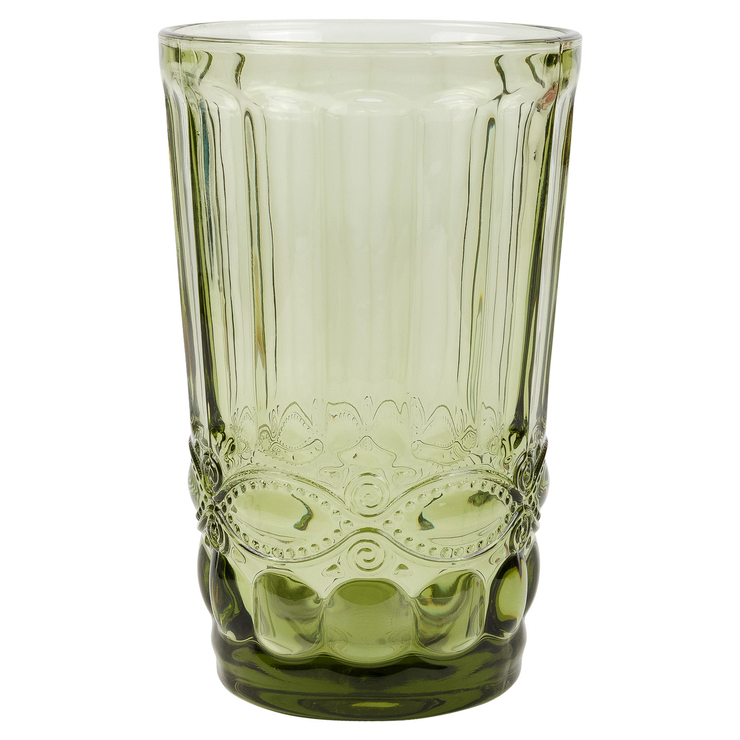Набор стаканов DOMEO «Серпентина Зеленый» 6 шт. 350 мл