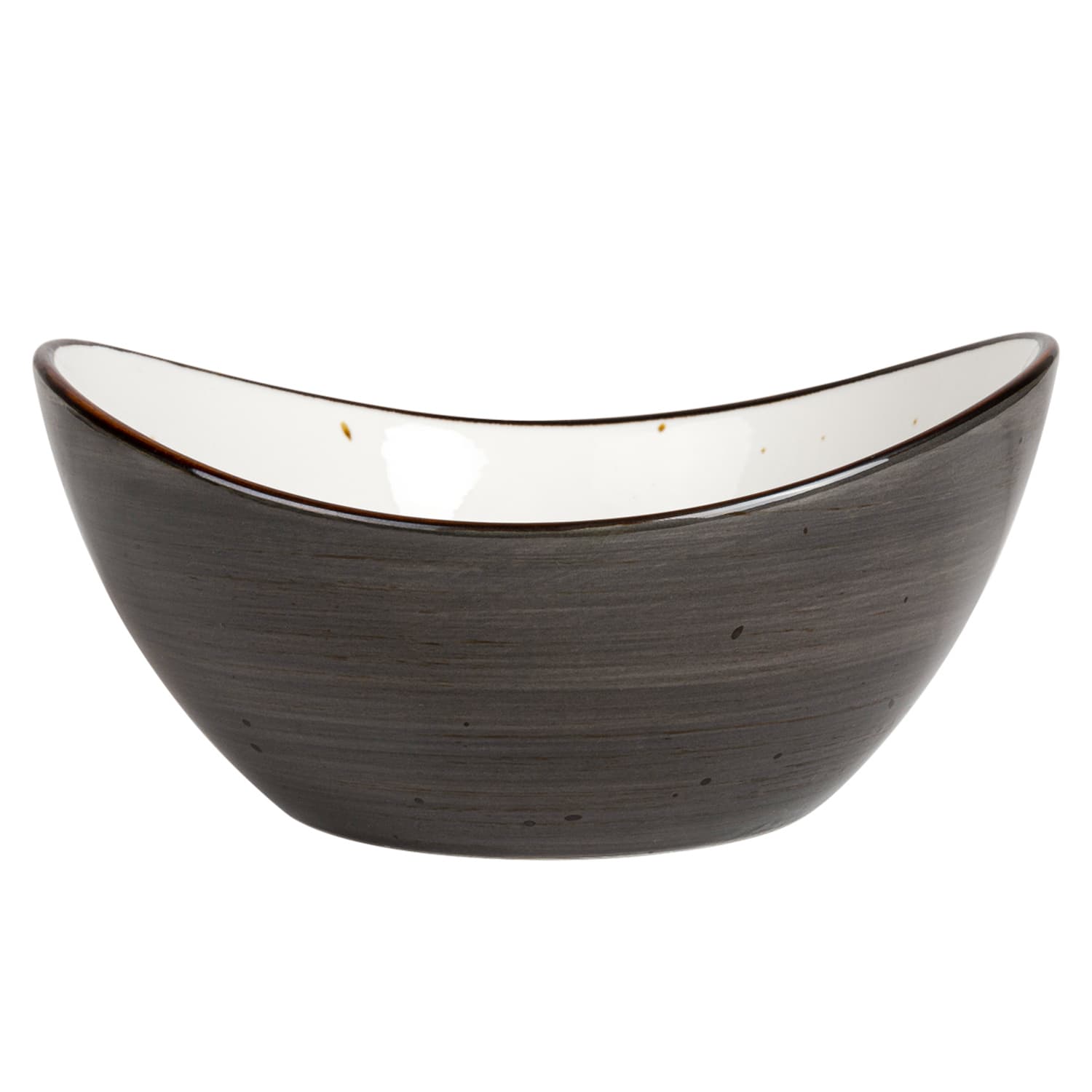 Салатник лодка DOMEO Dark grey 900 мл серого цвета