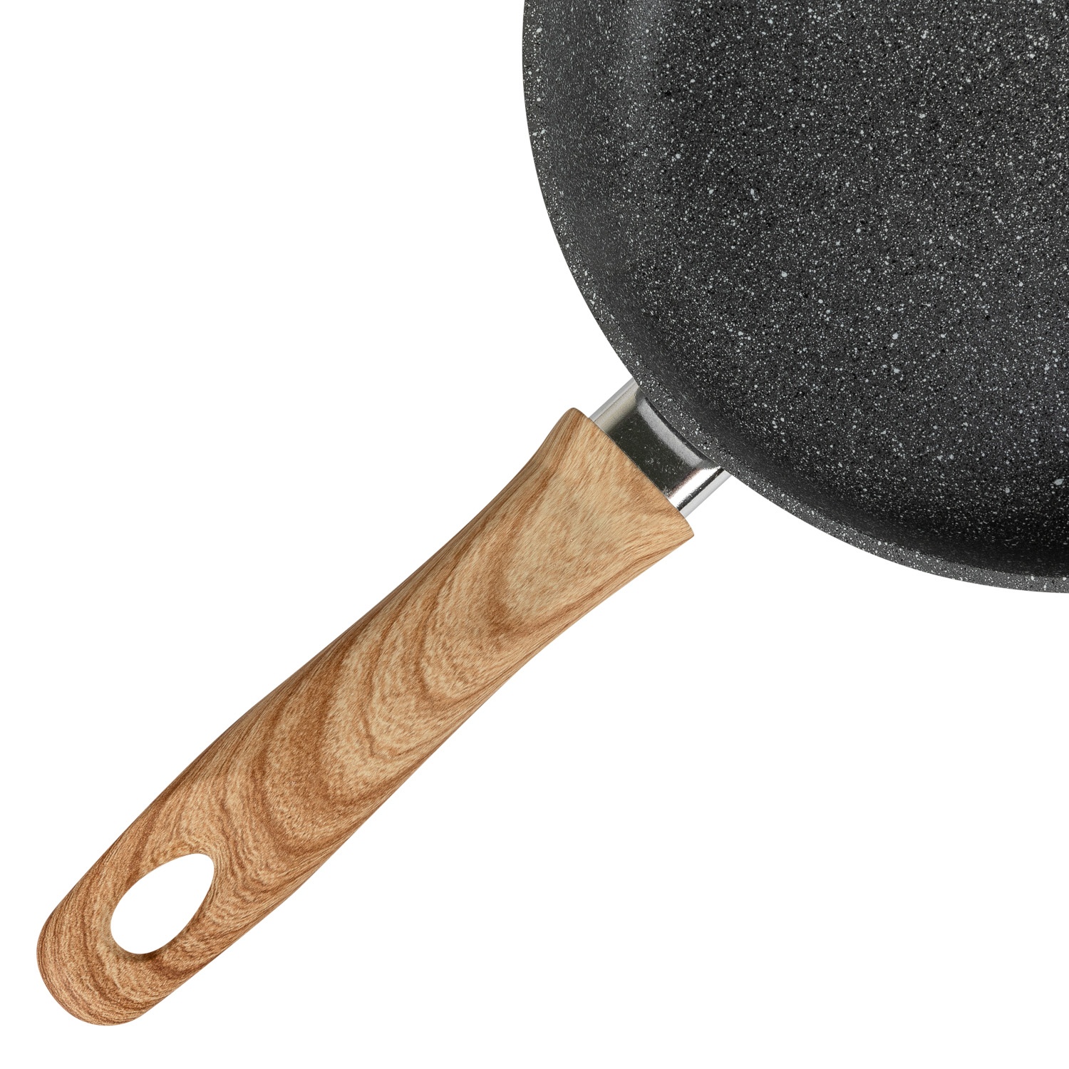 Сковорода глубокая DOMEO Silver 24 см