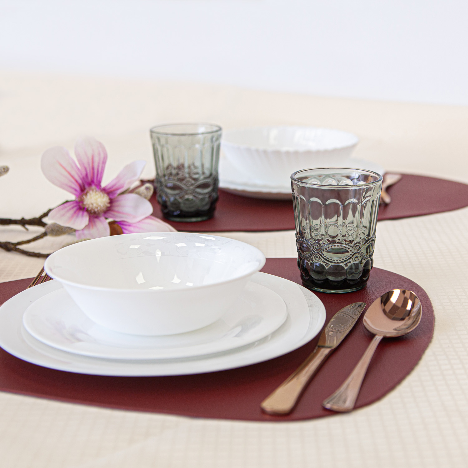 Набор стаканов DOMEO «Серпентина Дымчатый» 6 шт. 240 мл