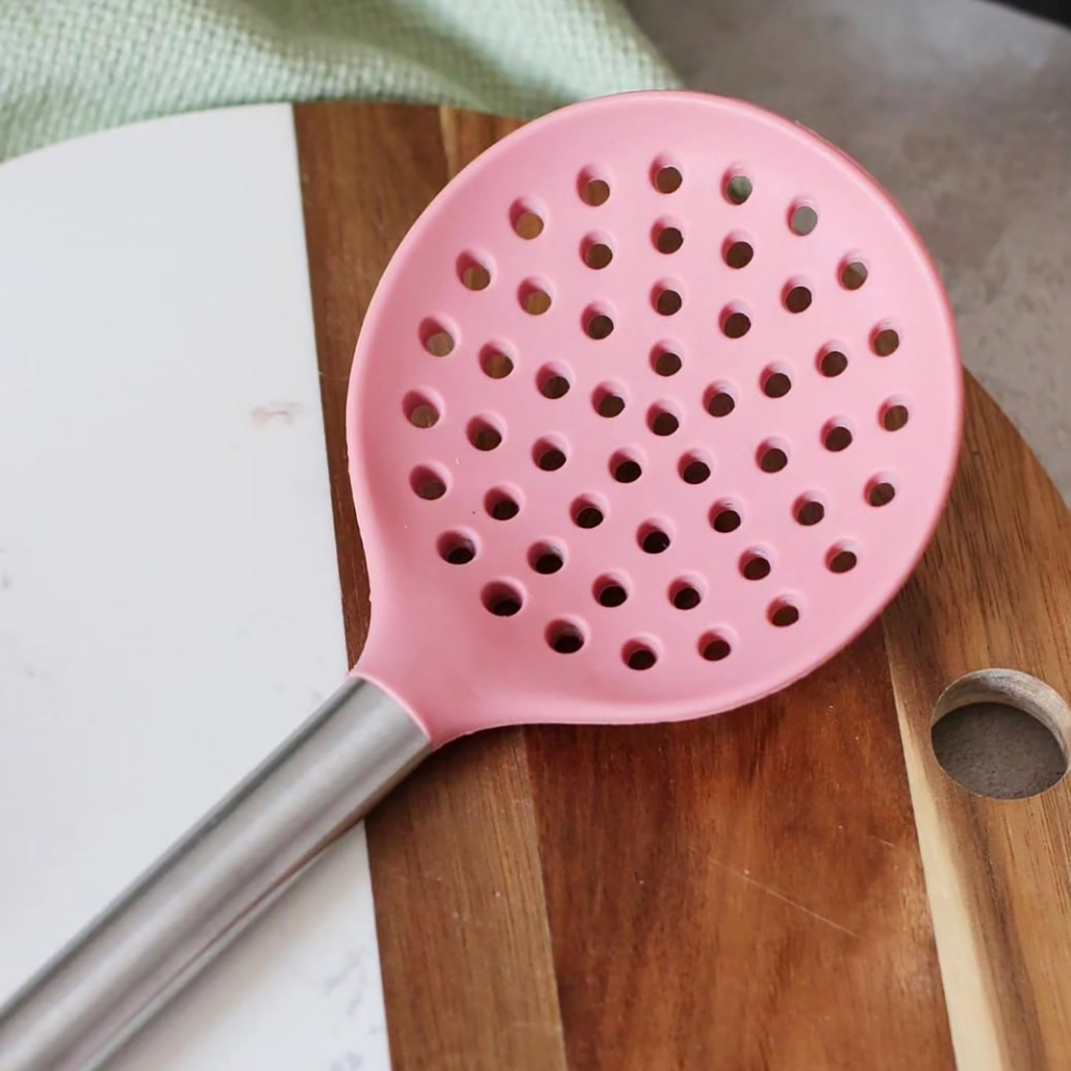 Шумовка DOMEO «Ла Варенн» 33 см с цветными вставками цвет в ассортименте