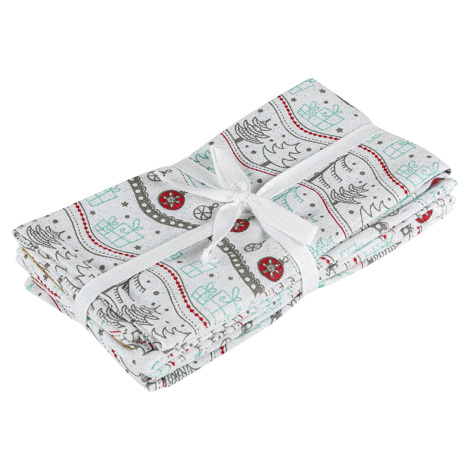 Набор салфеток Selecta Christmas 45x45 см 4 шт.