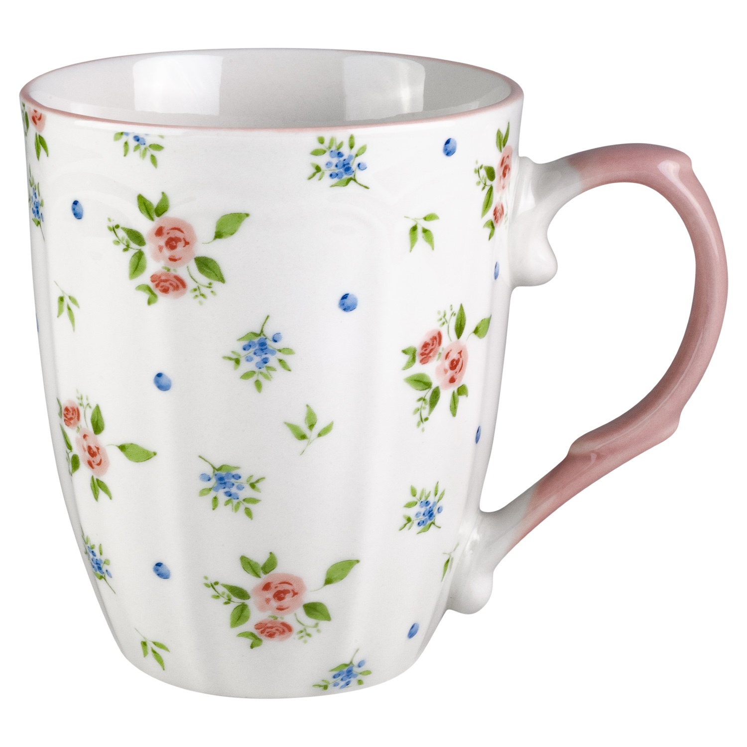 Кружка фарфоровая DOMEO  Флоренс 355 мл