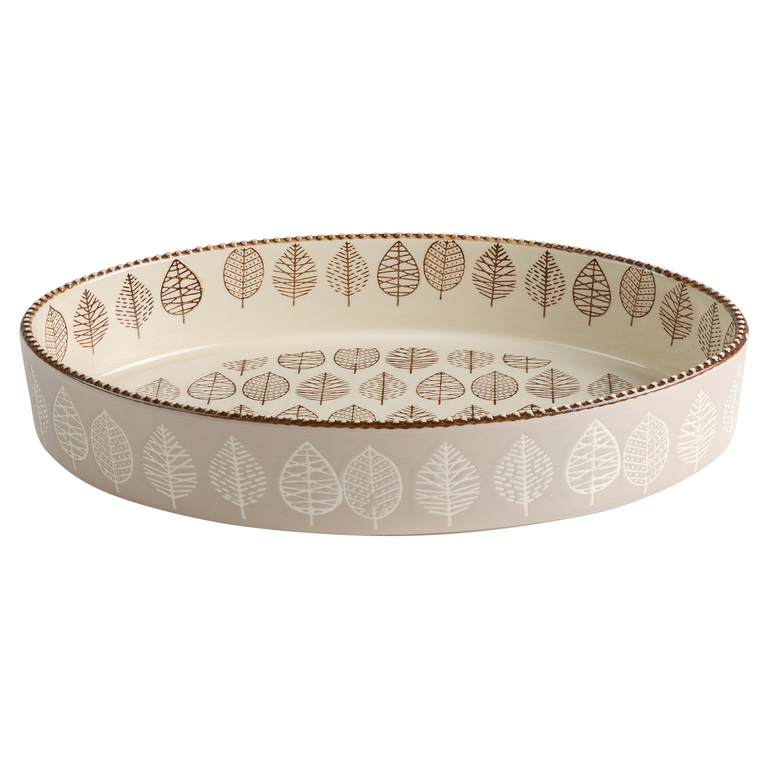 Форма для запекания DOMEO Kiaf 35x23,5x6,5 см бежевого цвета