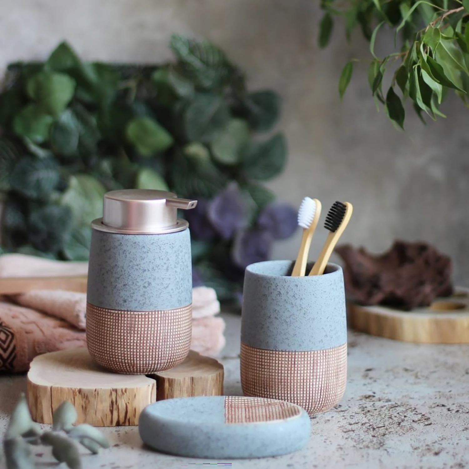 Стакан Selecta серо-бежевого цвета