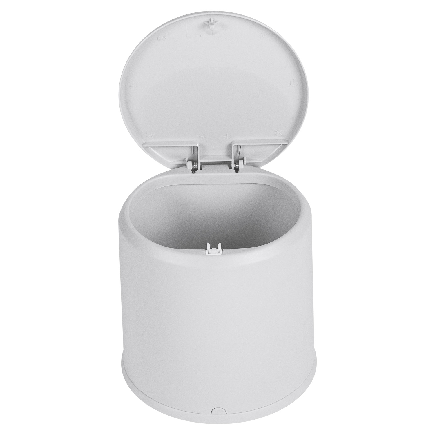 Контейнер для мусора Selecta белого цвета