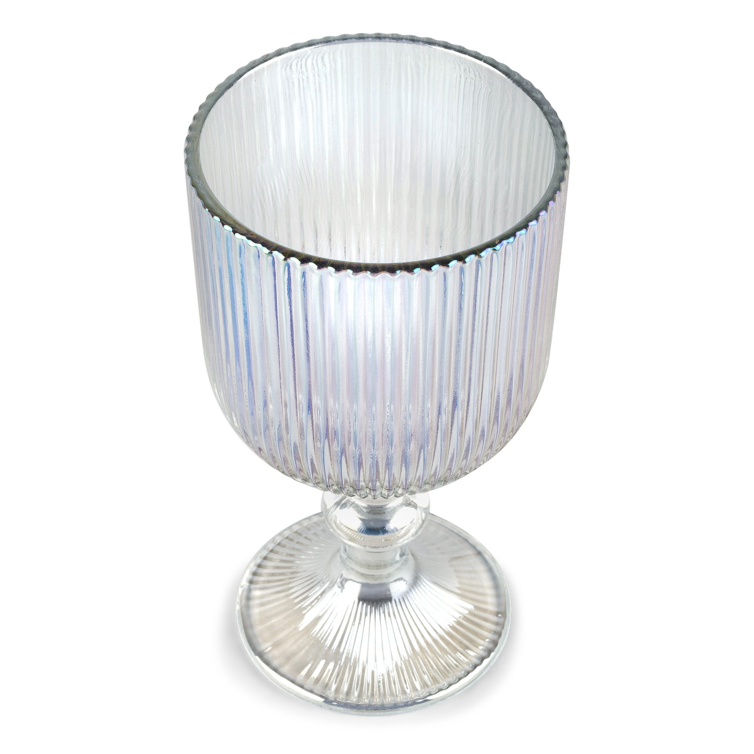 Набор бокалов для вина DOMEO «Грани Жемчужный» 6 шт. 350 мл