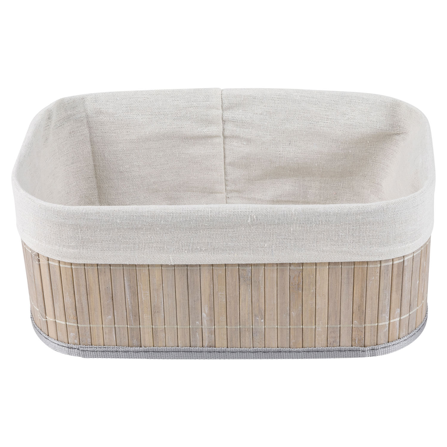 Корзина для хранения Selecta 33x20x14 см серого цвета