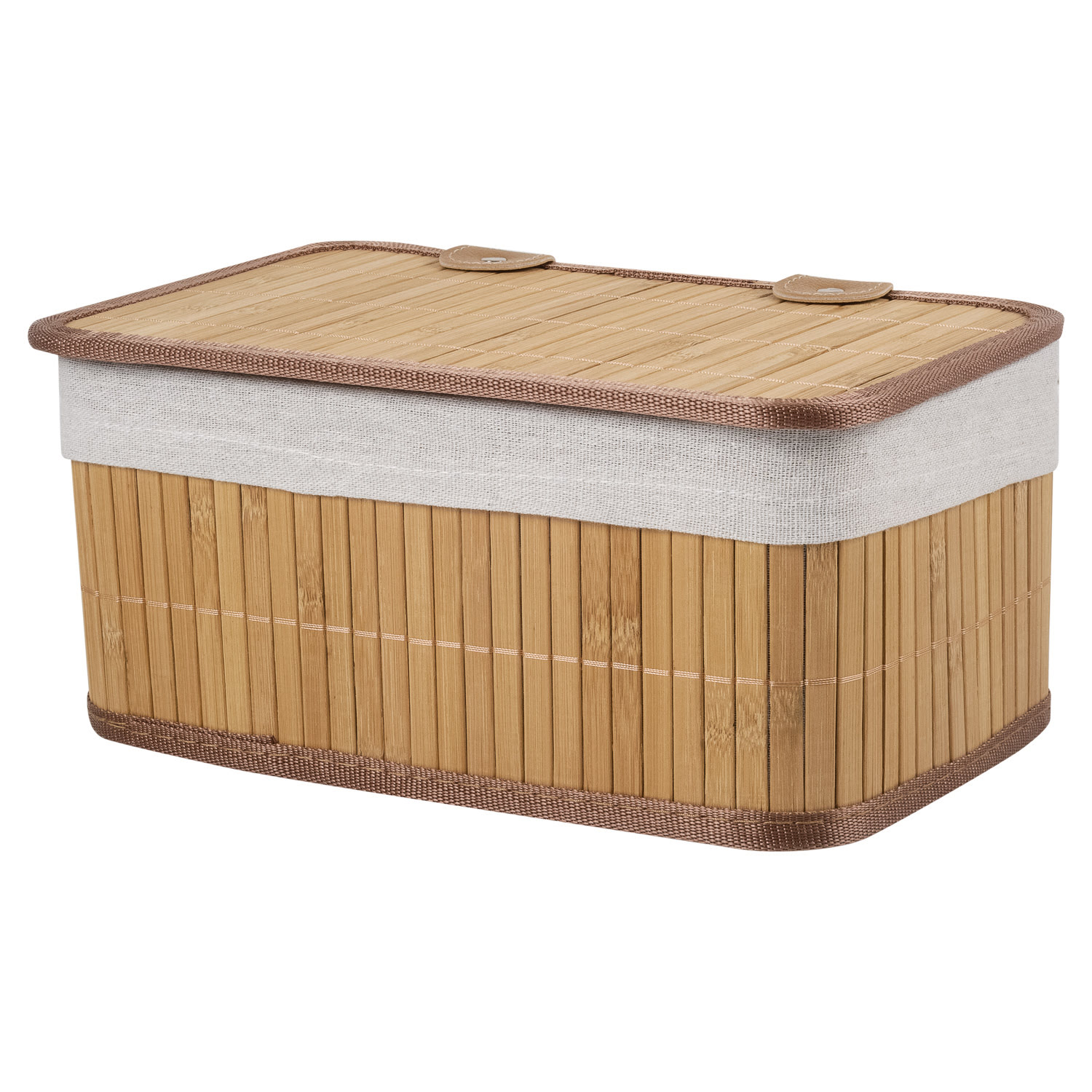 Корзина для хранения Selecta 28x18x13 см с крышкой