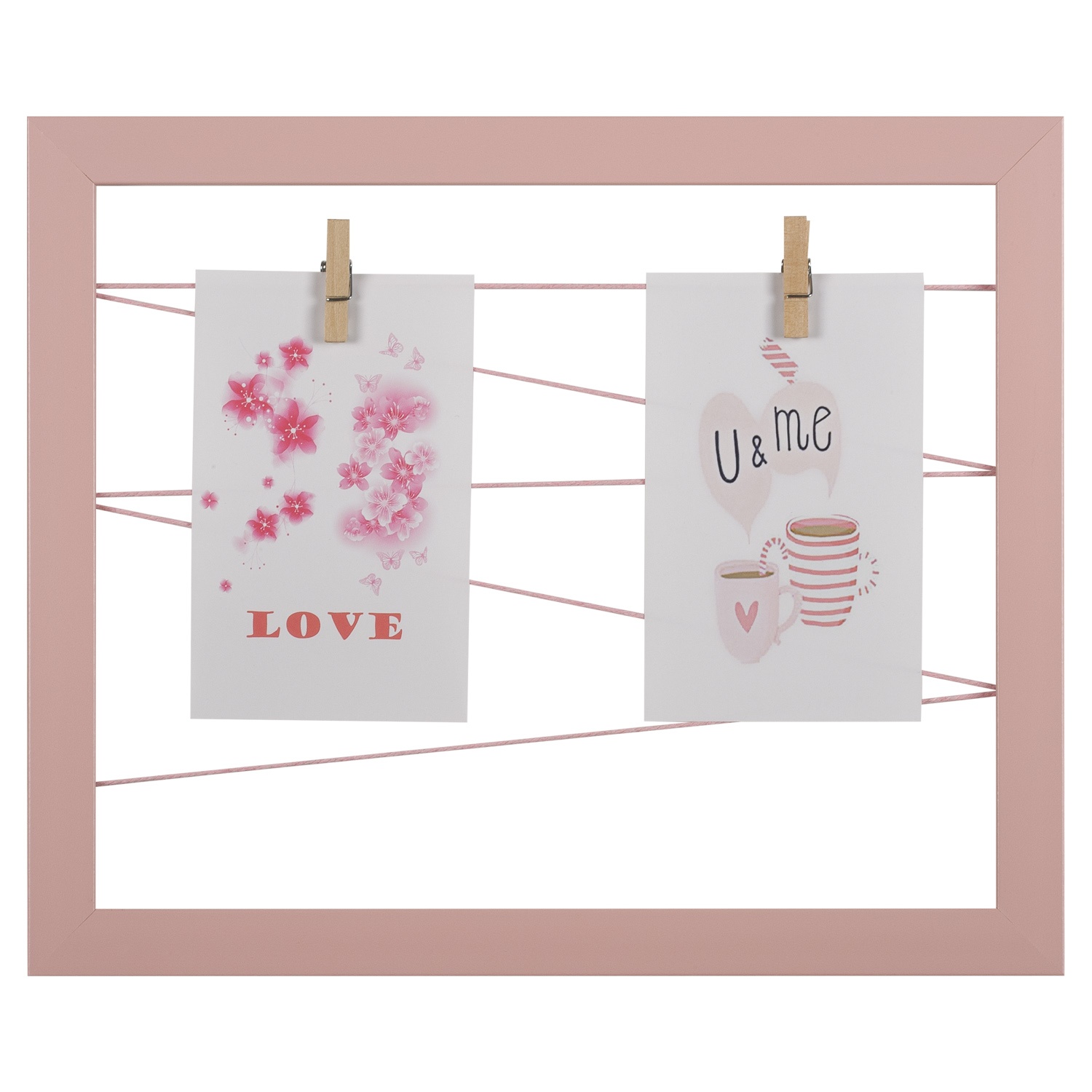 Фоторамка с прищепками Selecta 25x30 см цвет в ассортименте