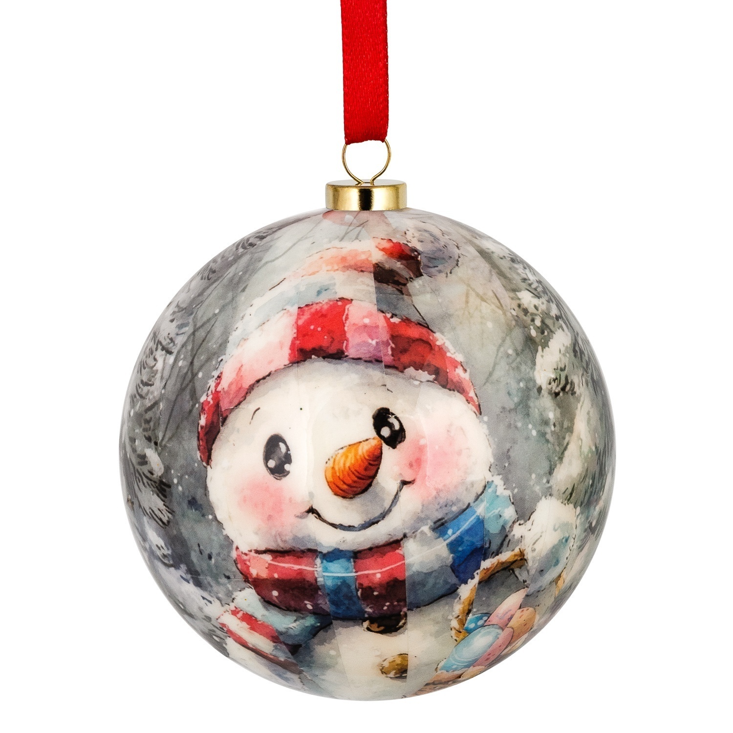 Набор ёлочных шаров Selecta Christmas 7,5 см 3 шт.