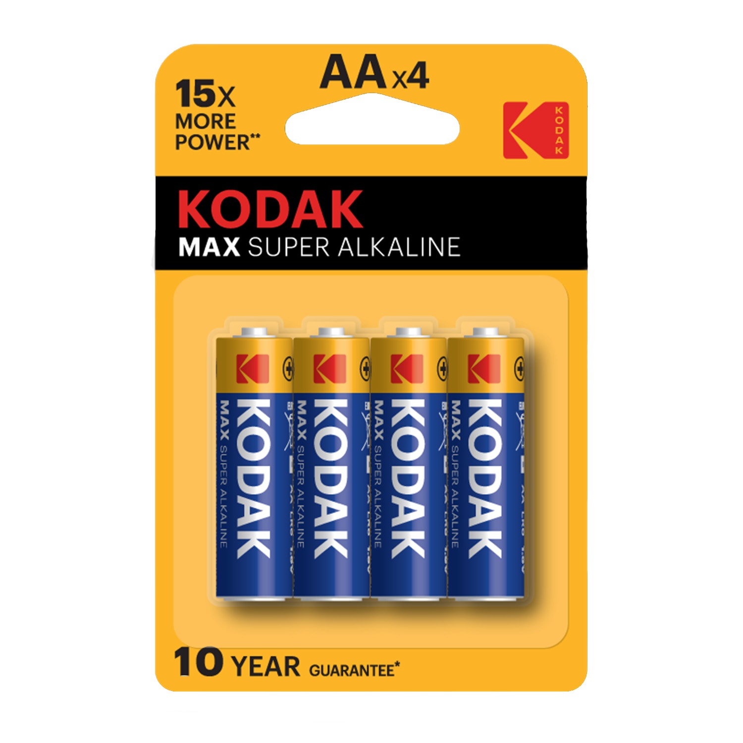 Батарейка пальчиковая Kodak Max Alkaline LR06-4BL